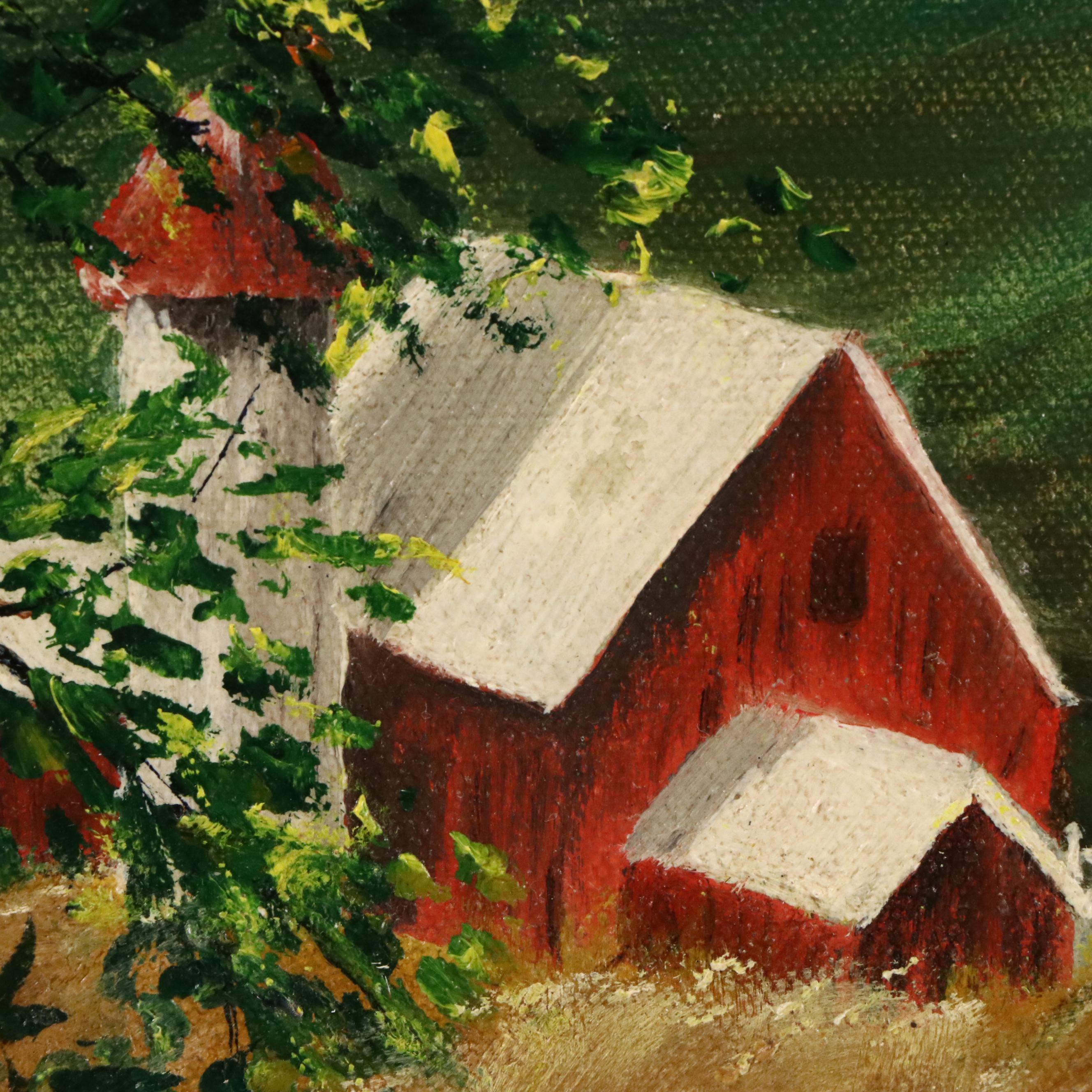 Rural Landscape Oil Painting