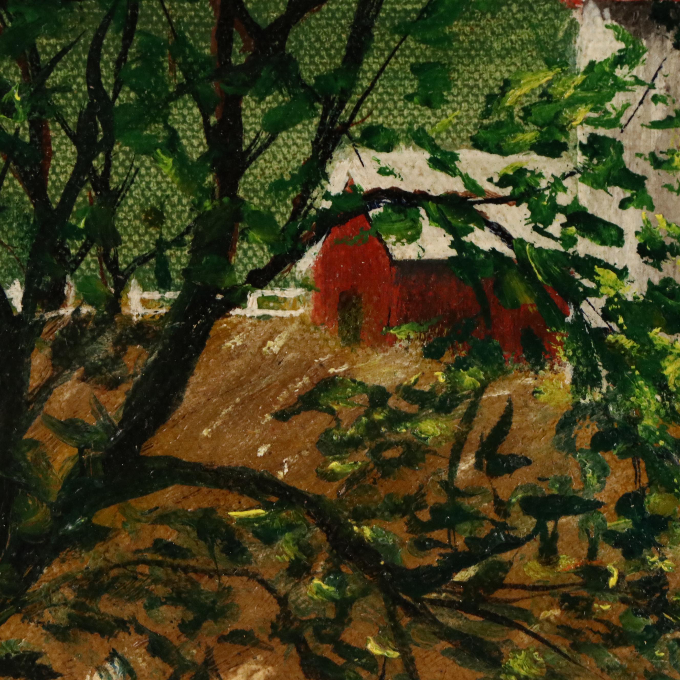 Rural Landscape Oil Painting