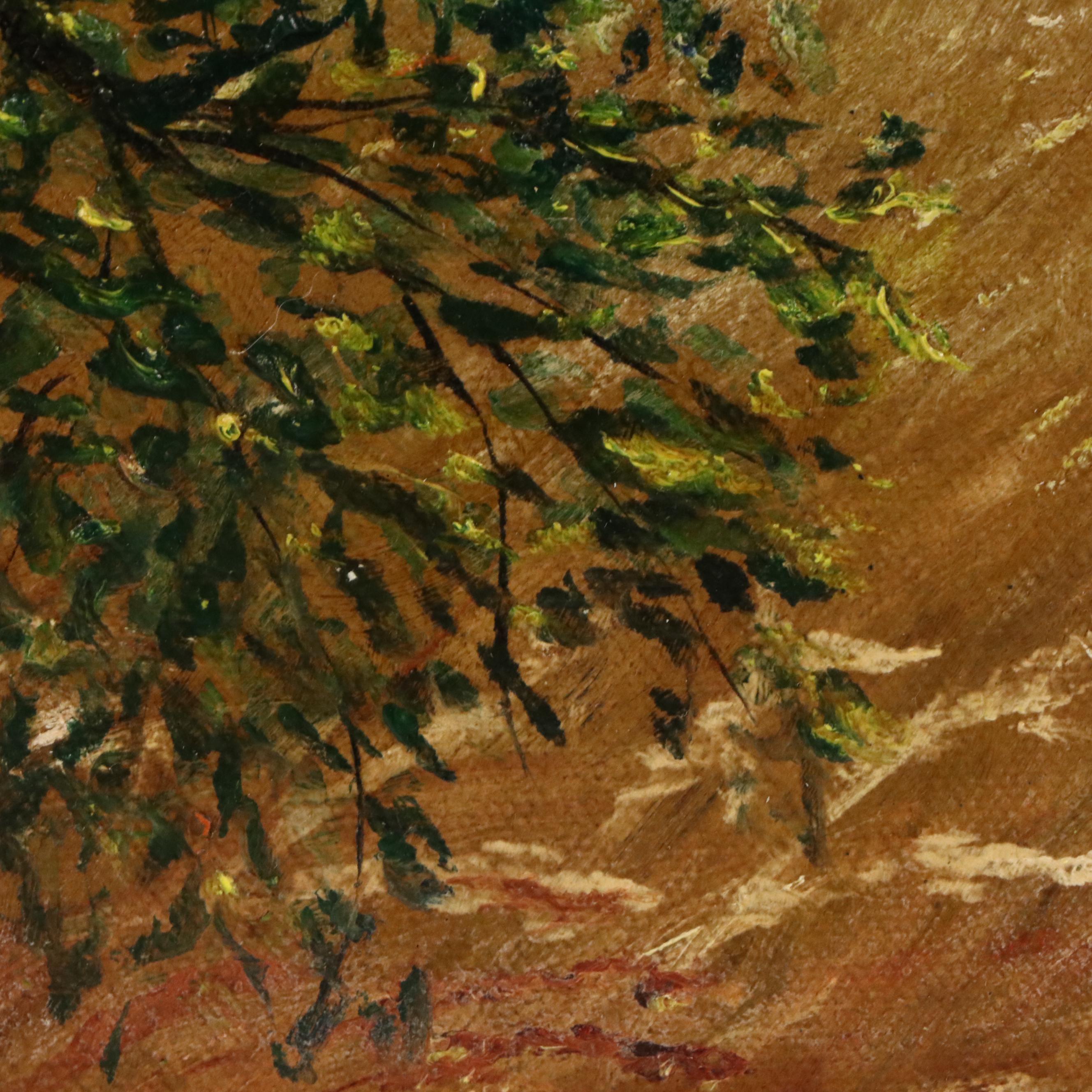 Rural Landscape Oil Painting