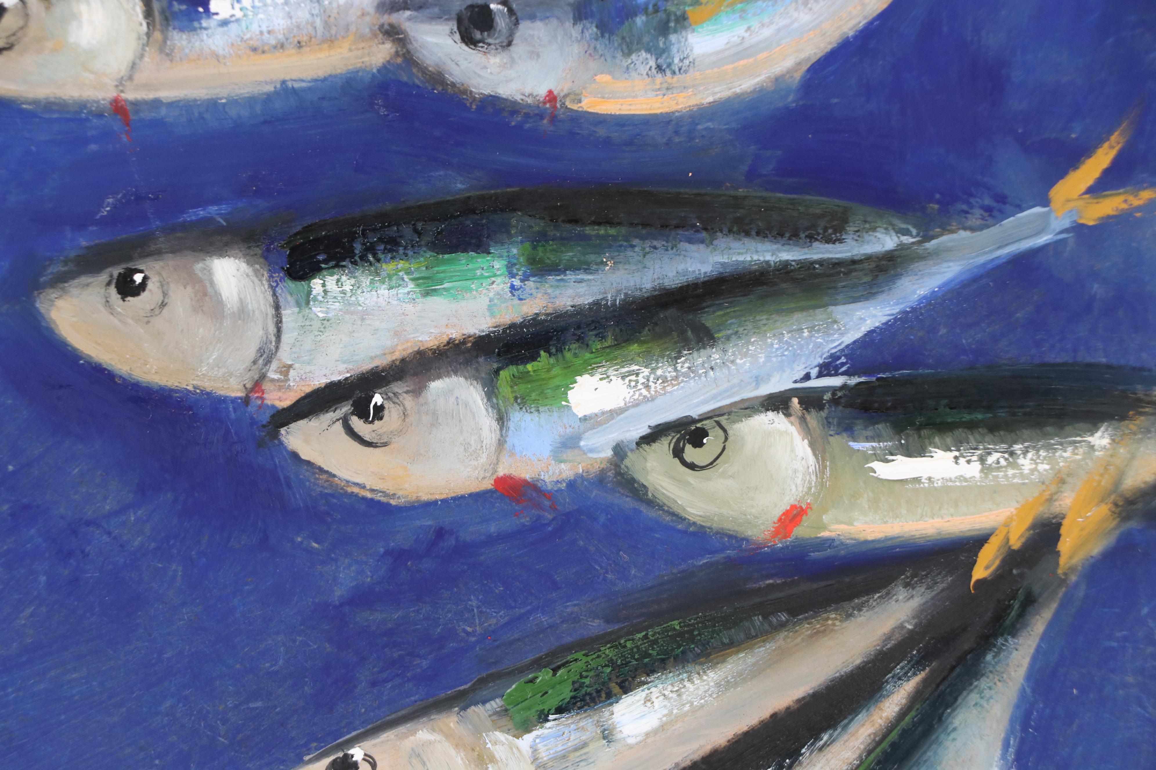 Natalia Demenko Oil Painting of Sardines, Circa 2025