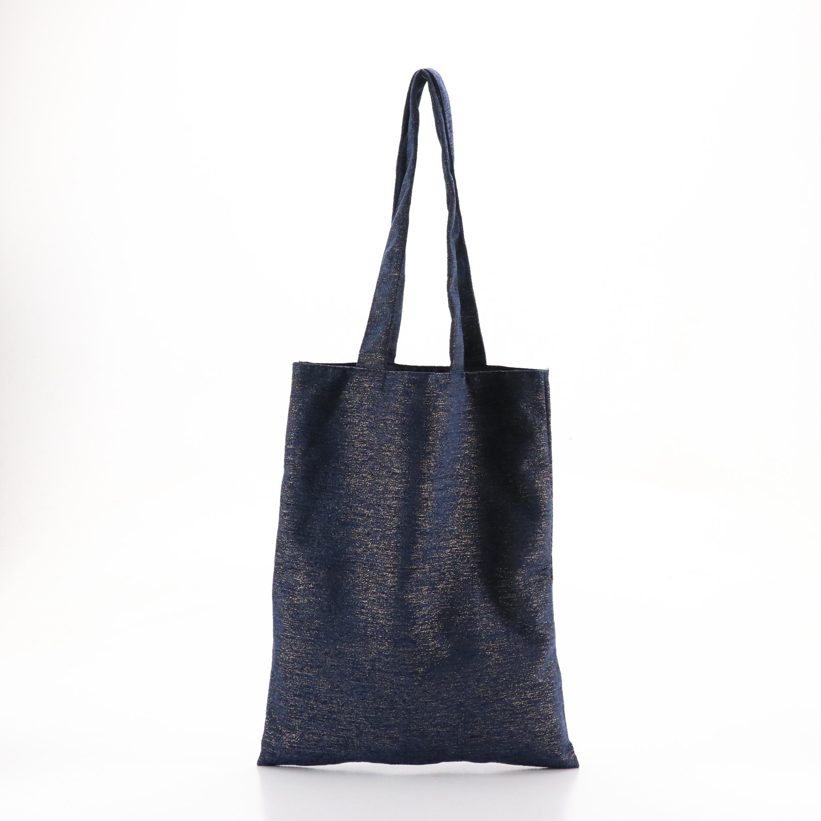 Chanel Beauté Promotional Tote Bag in Blue/Gold Metallic