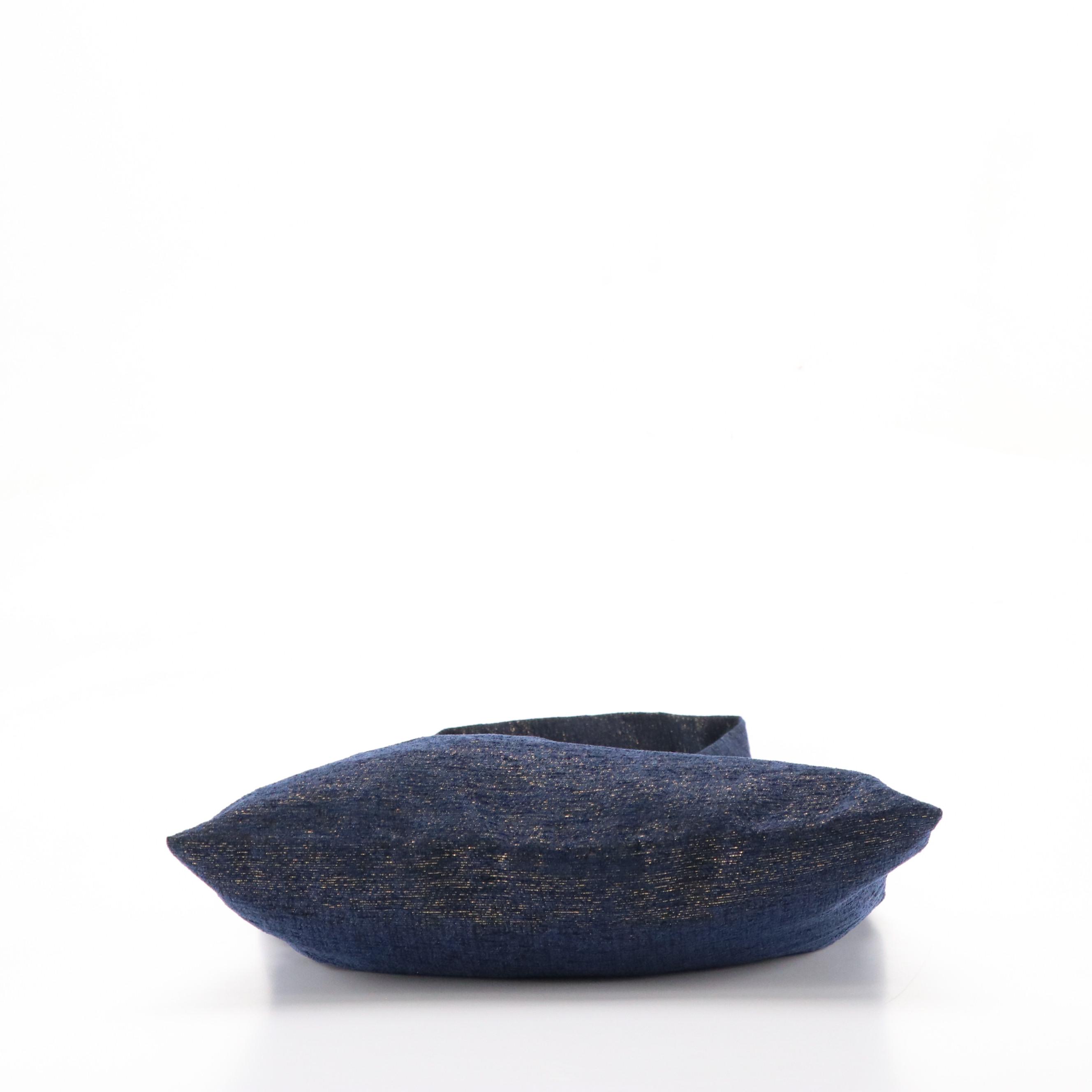 Chanel Beauté Promotional Tote Bag in Blue/Gold Metallic