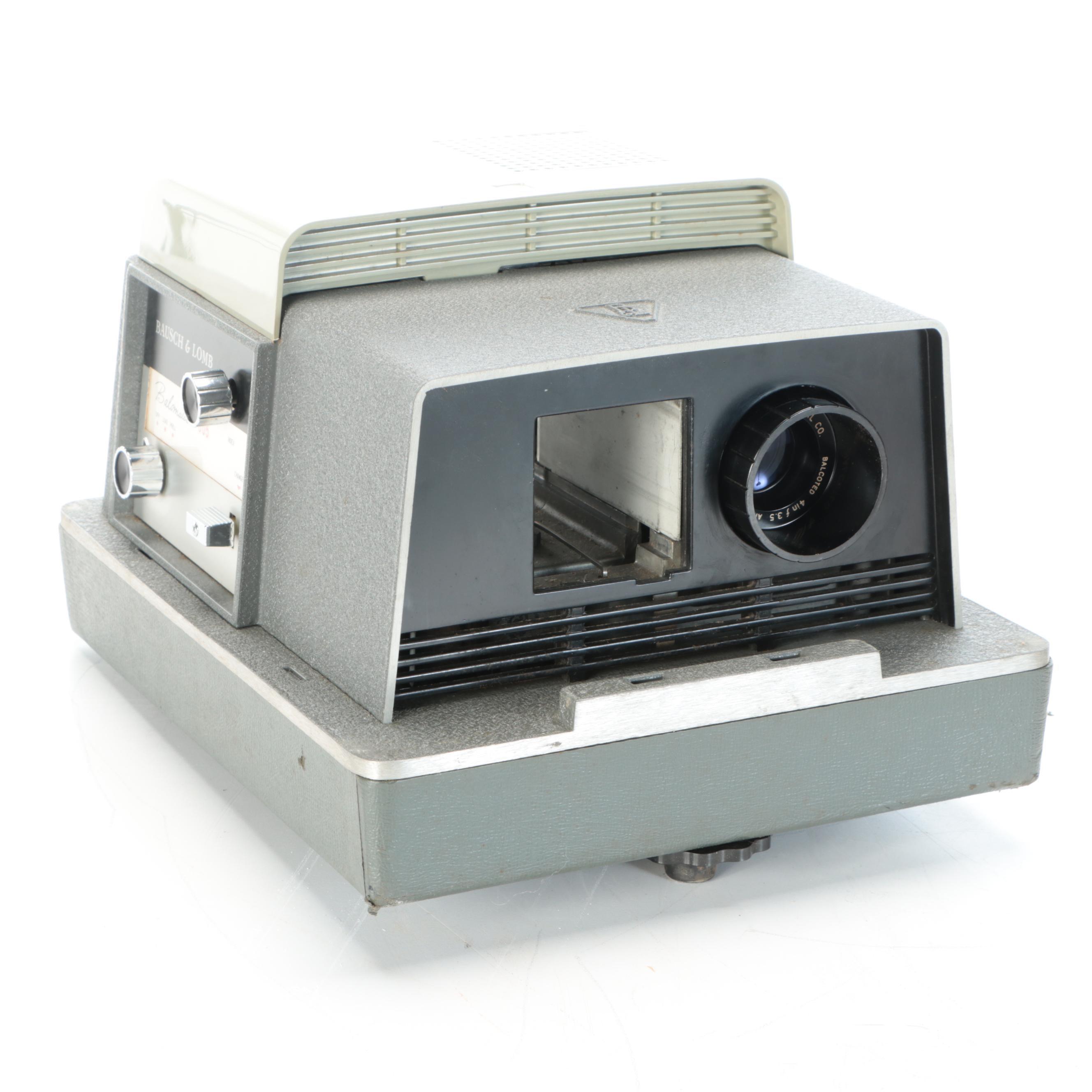 Bausch & Lomb Balomatic 305 Projector and GE Picture Projector, Mid-20th C.