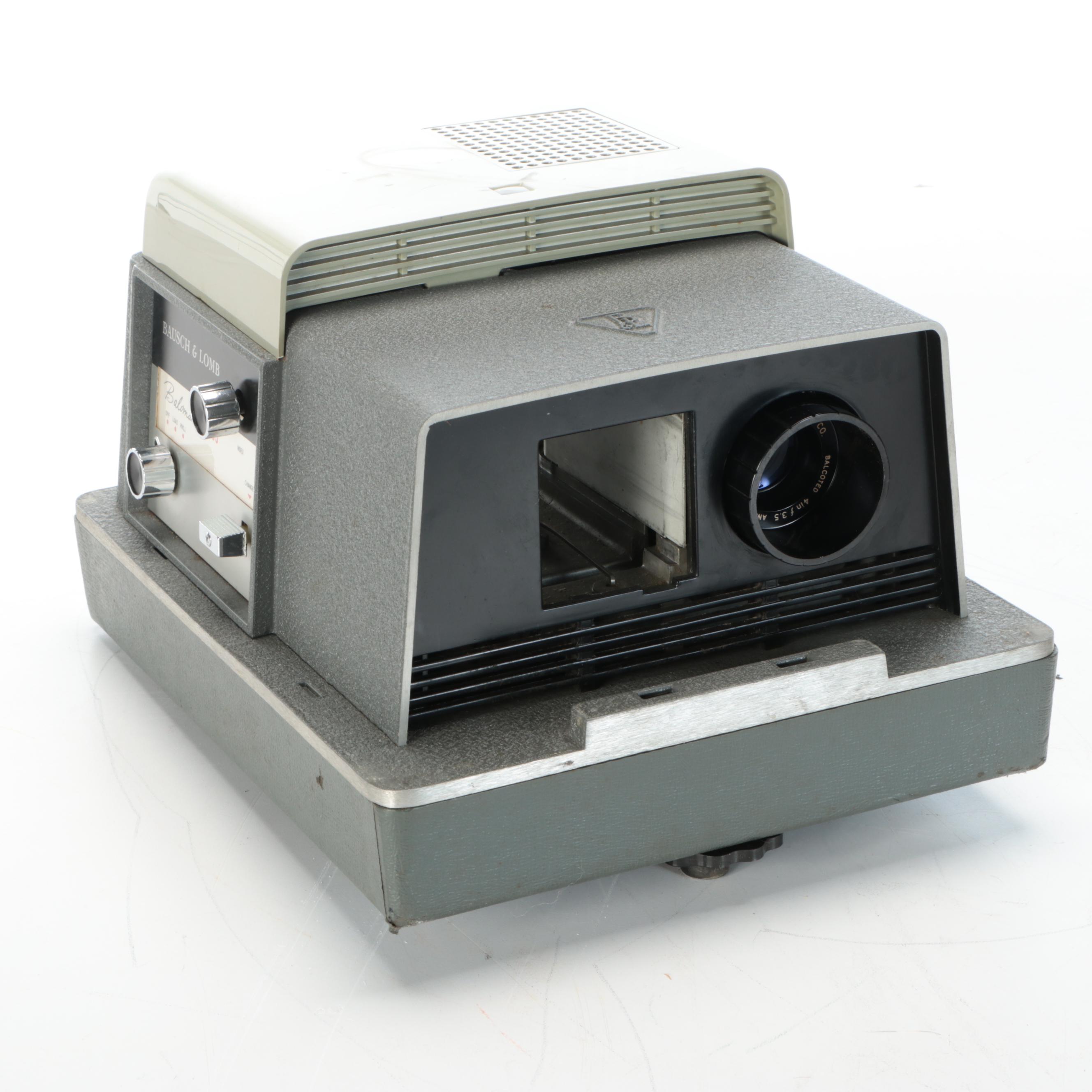 Bausch & Lomb Balomatic 305 Projector and GE Picture Projector, Mid-20th C.