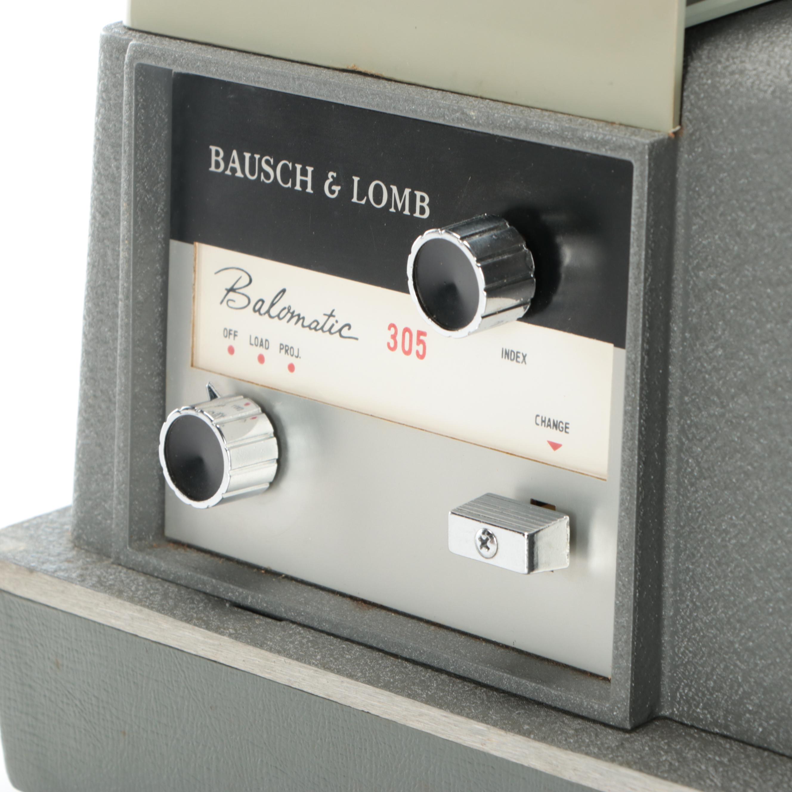 Bausch & Lomb Balomatic 305 Projector and GE Picture Projector, Mid-20th C.