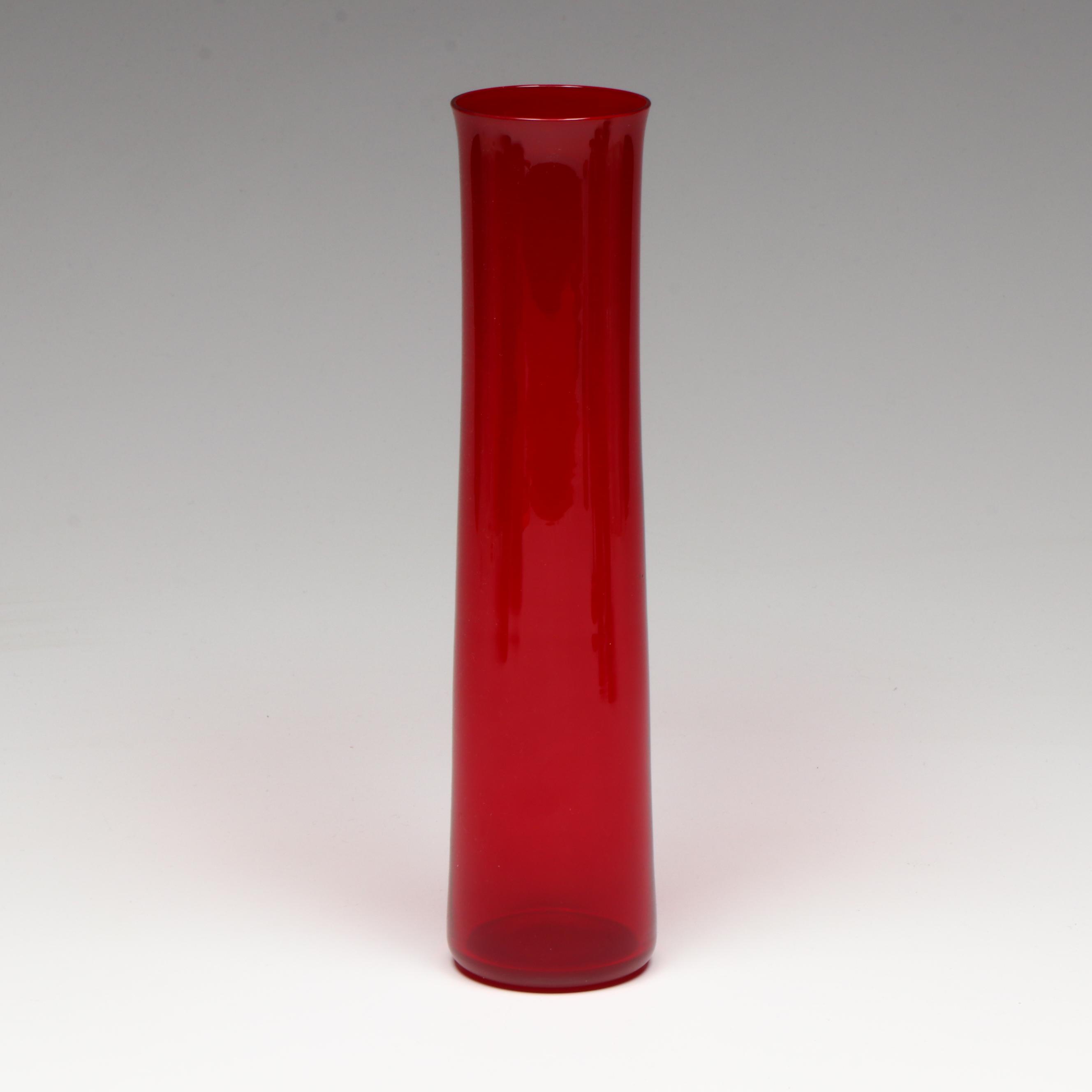 Anchor Hocking "Royal Ruby" Tableware and Vases, Mid to Late 20th Century