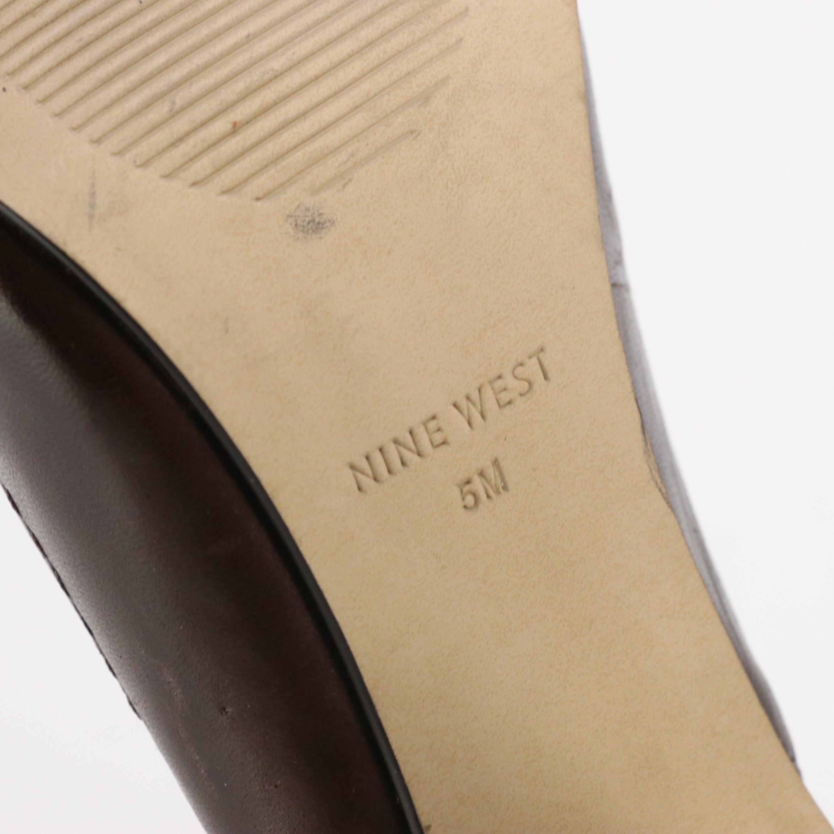 Etienne Aigner Horsebit Sandals, Nine West Slingbacks, More Brown Leather Shoes