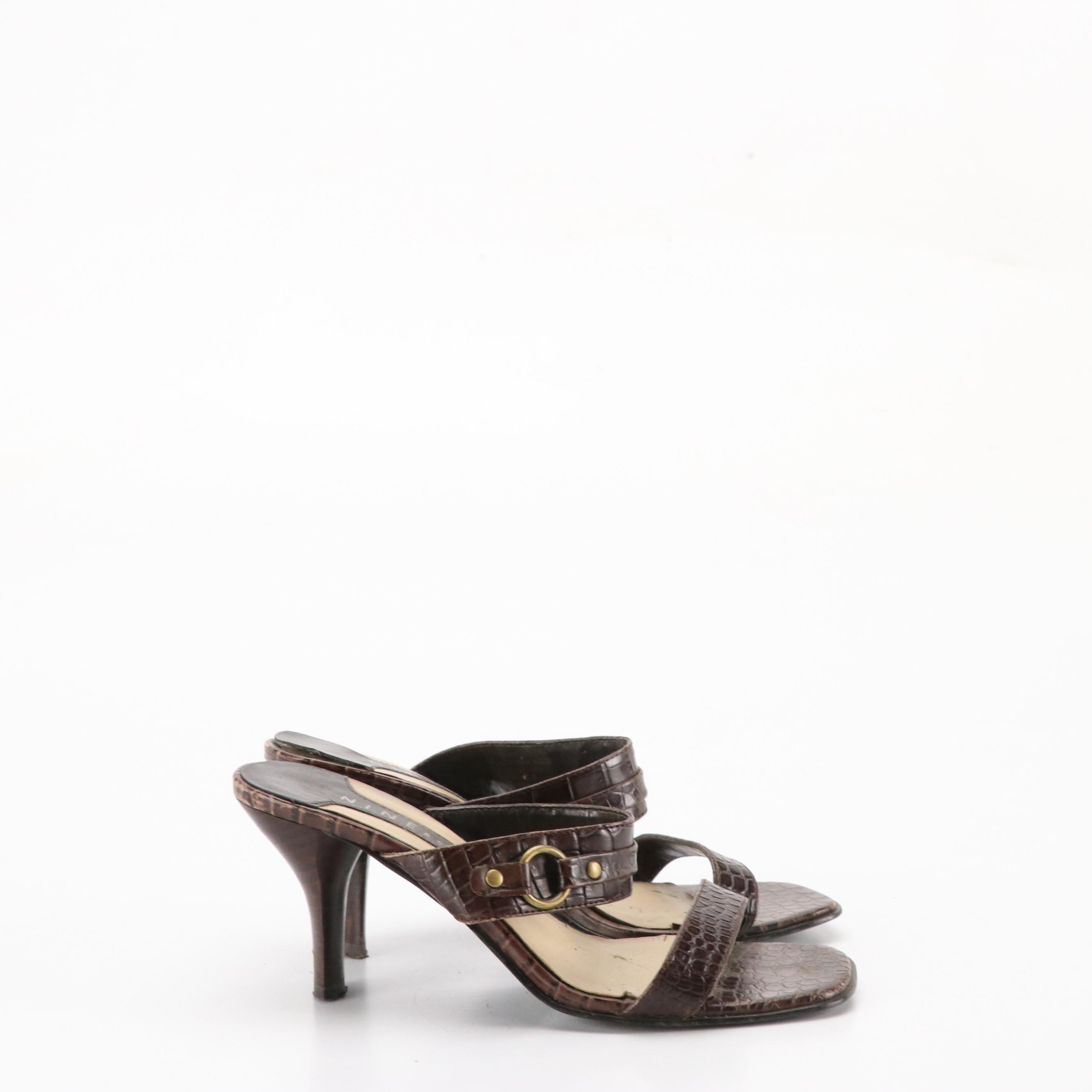 Etienne Aigner Horsebit Sandals, Nine West Slingbacks, More Brown Leather Shoes