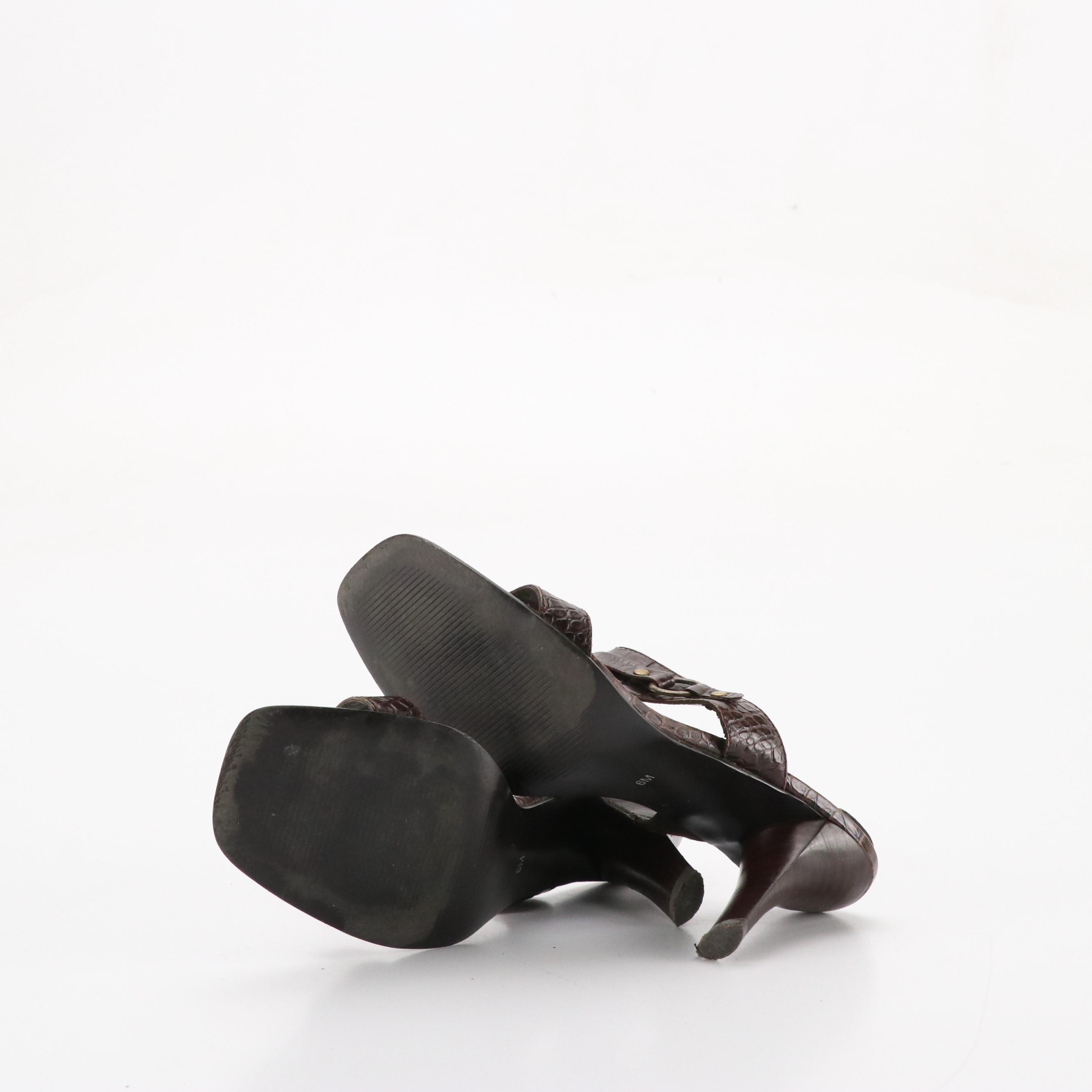 Etienne Aigner Horsebit Sandals, Nine West Slingbacks, More Brown Leather Shoes