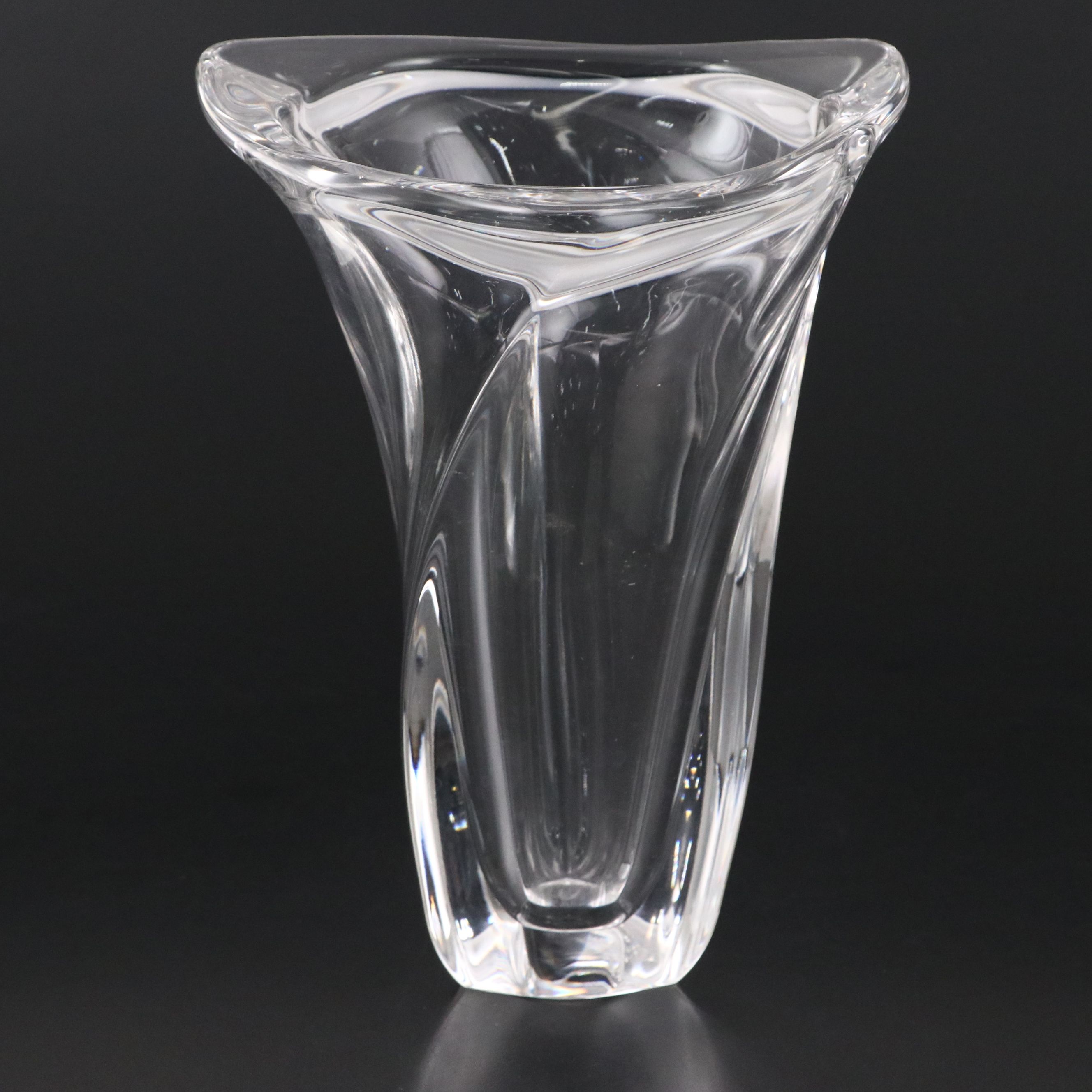 Val St. Lambert Crystal Vase