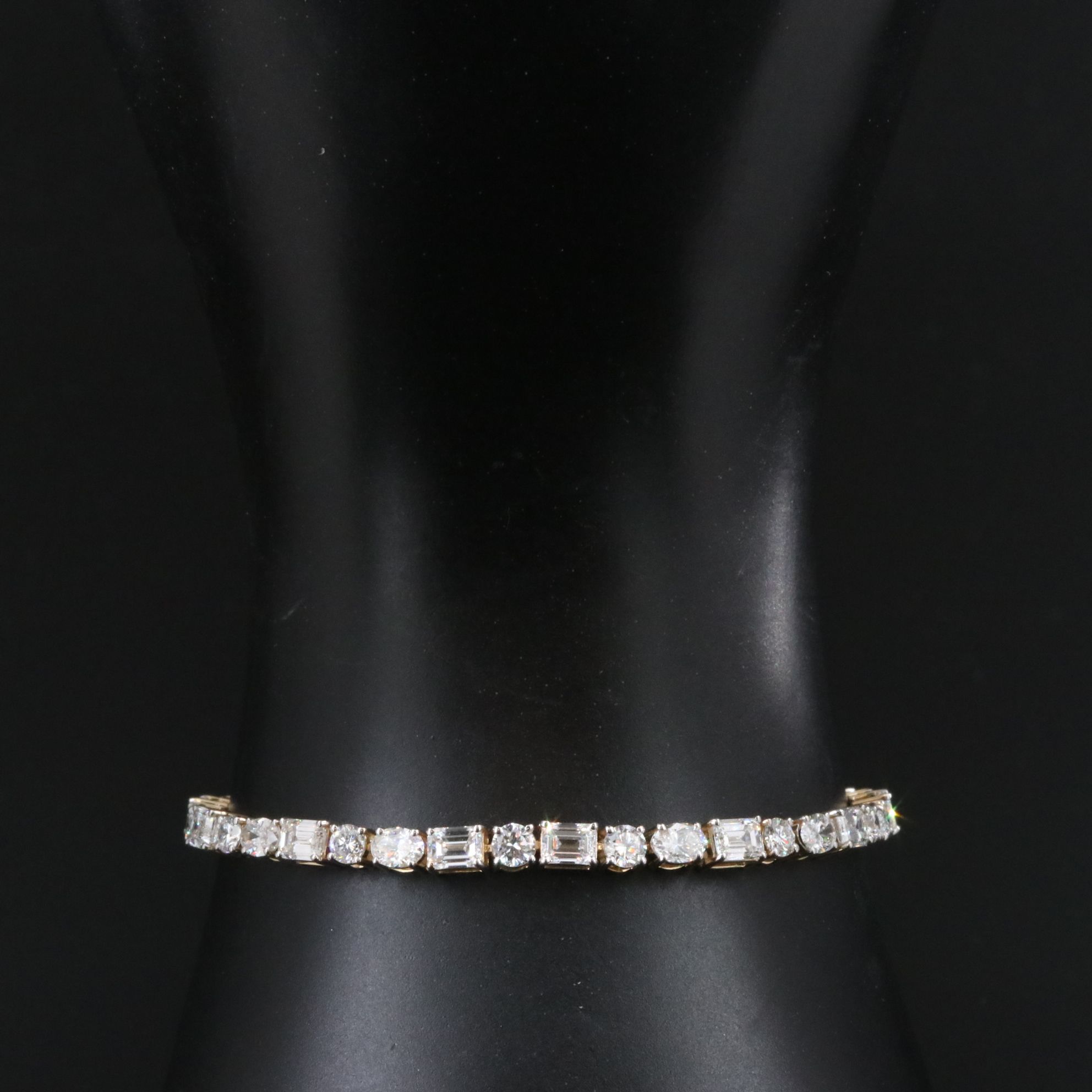 14K 8.13 CTW Lab Grown Diamond Line Bracelet
