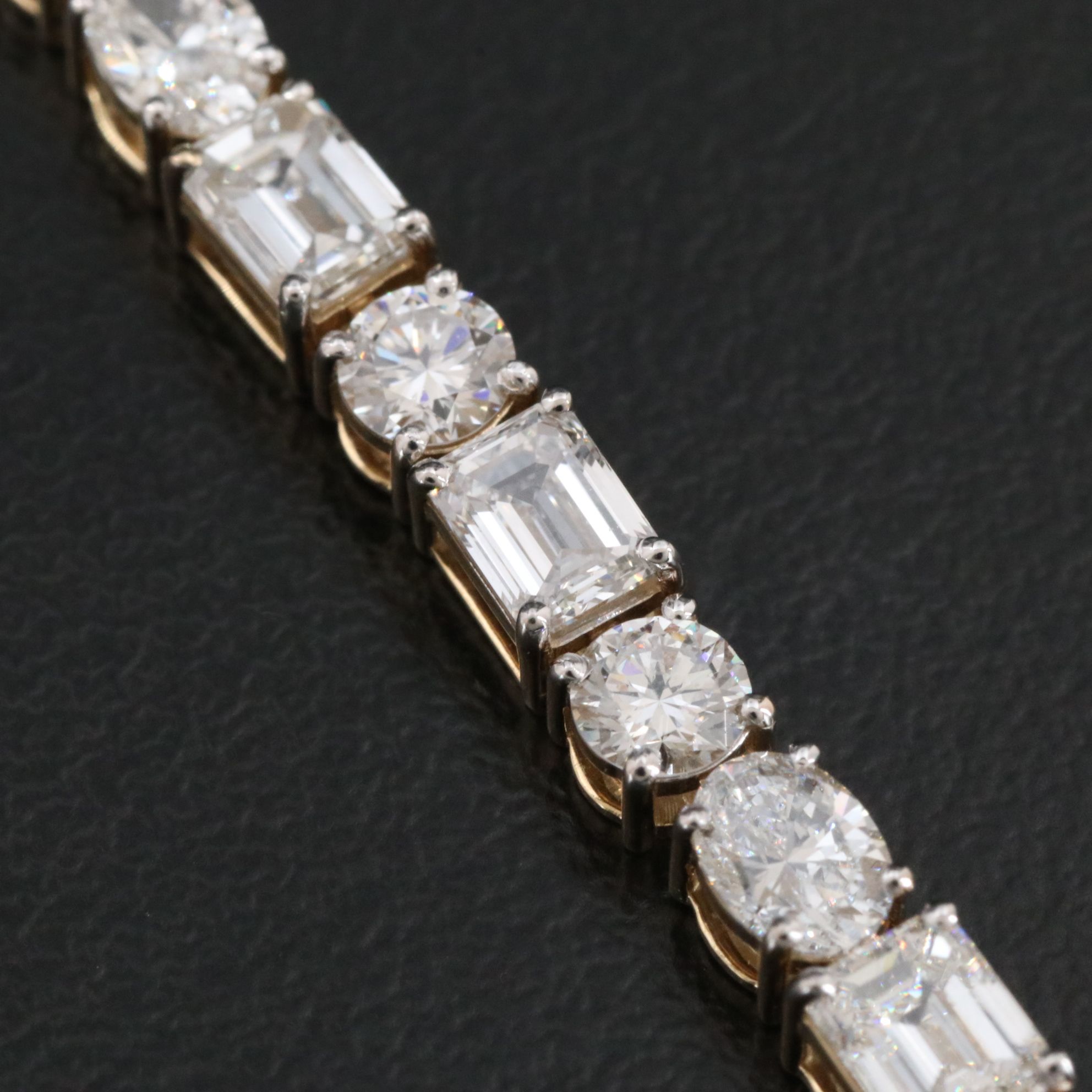 14K 8.13 CTW Lab Grown Diamond Line Bracelet