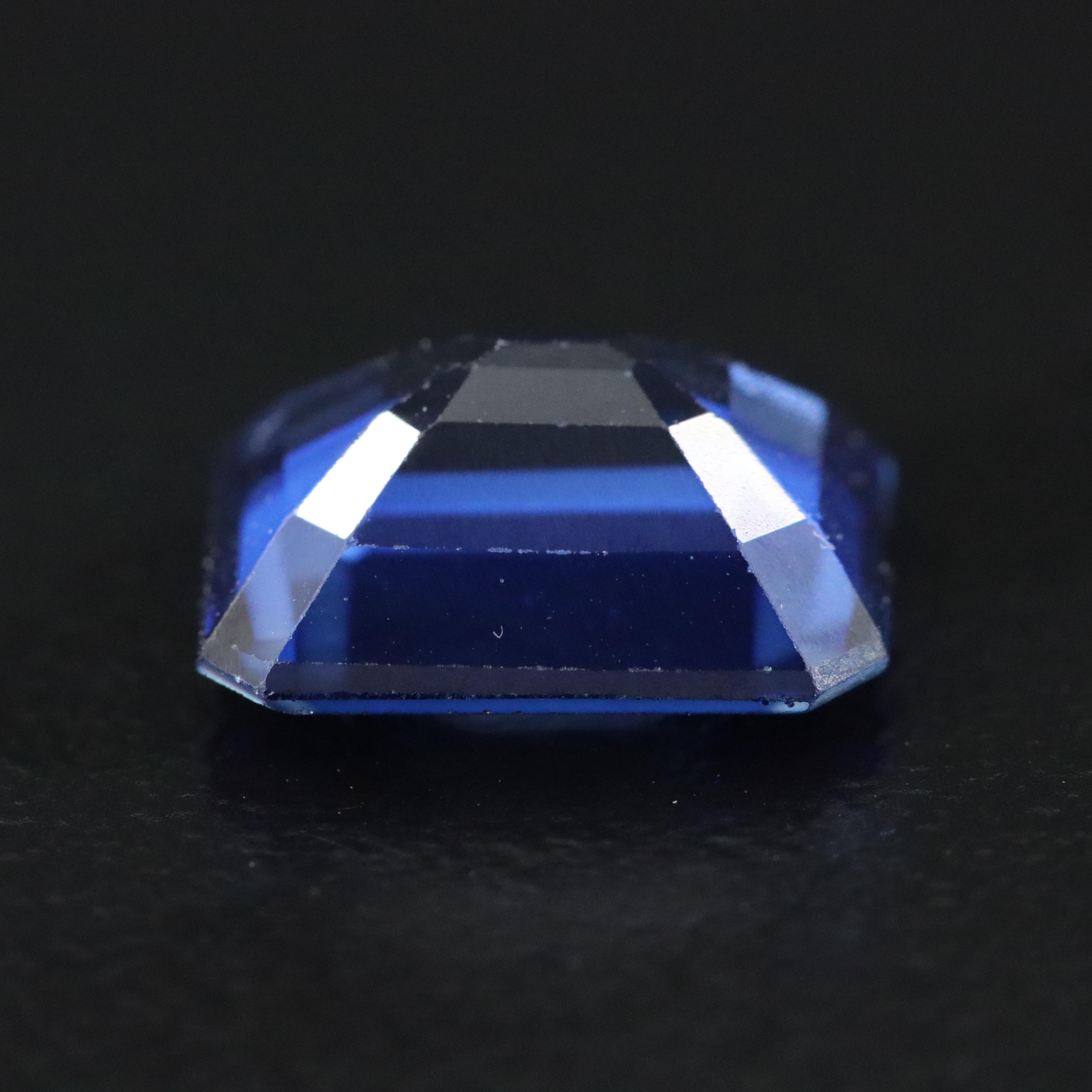 Loose 4.40 CT Lab Grown Sapphire