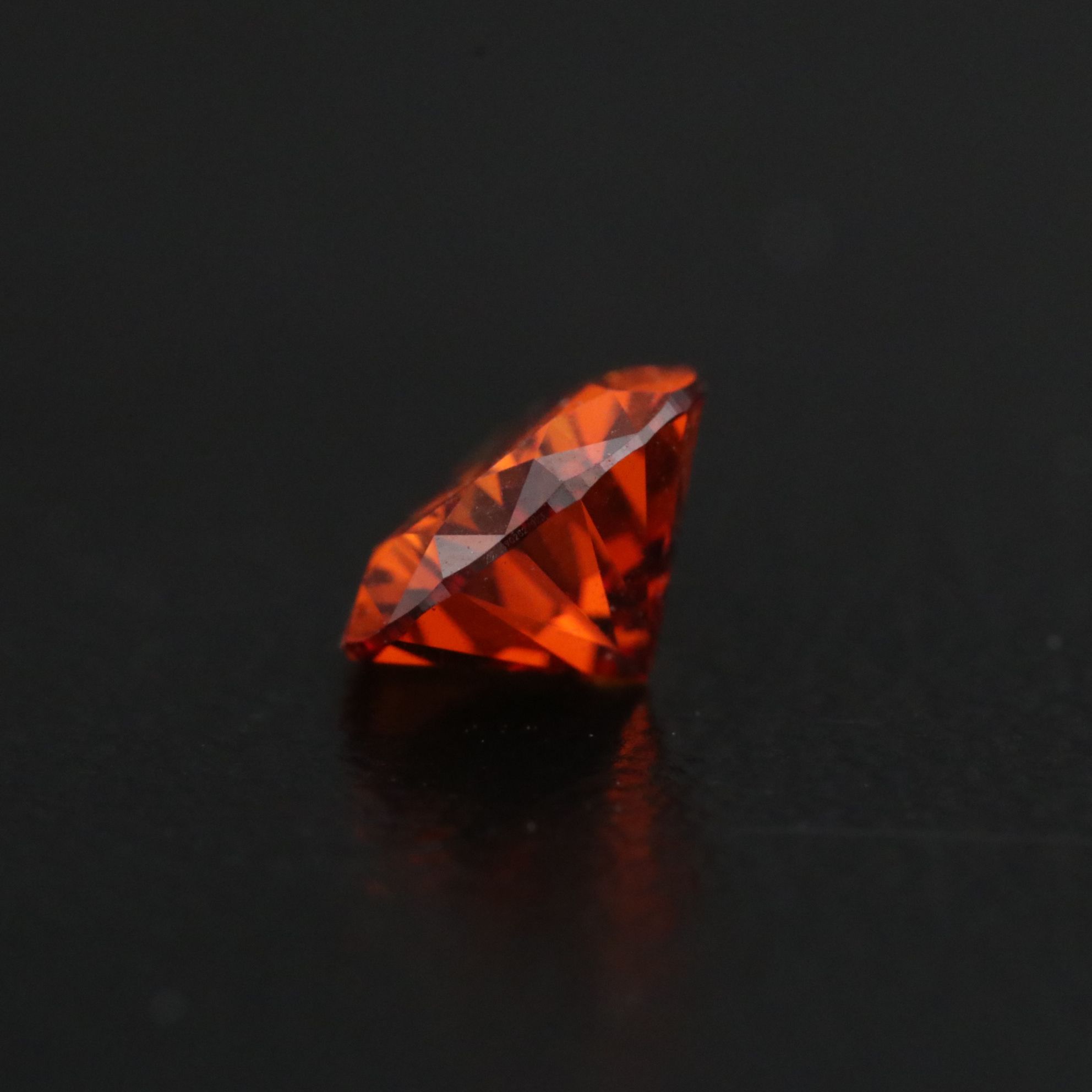 Loose 1.12 CT Fancy Vivid Orange Lab Grown Diamond with IGI Report