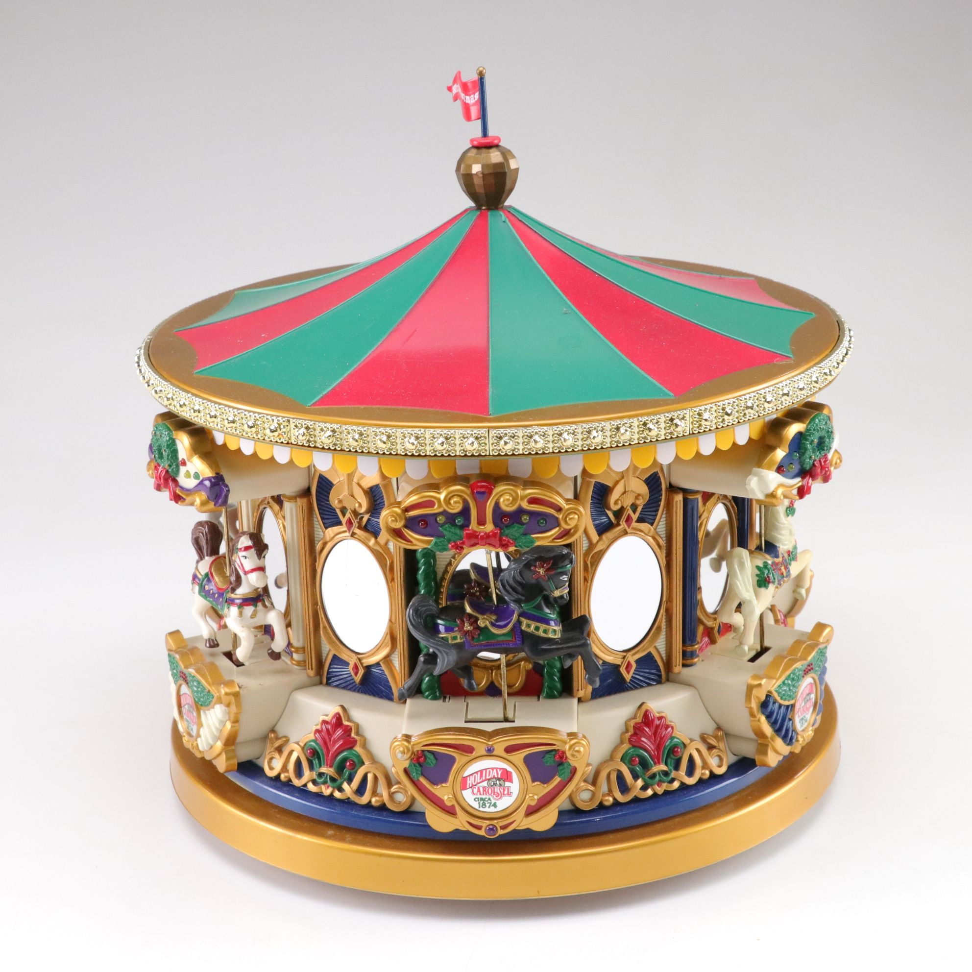 Mr. Christmas Holiday Merry-Go-Round Musical Carousel