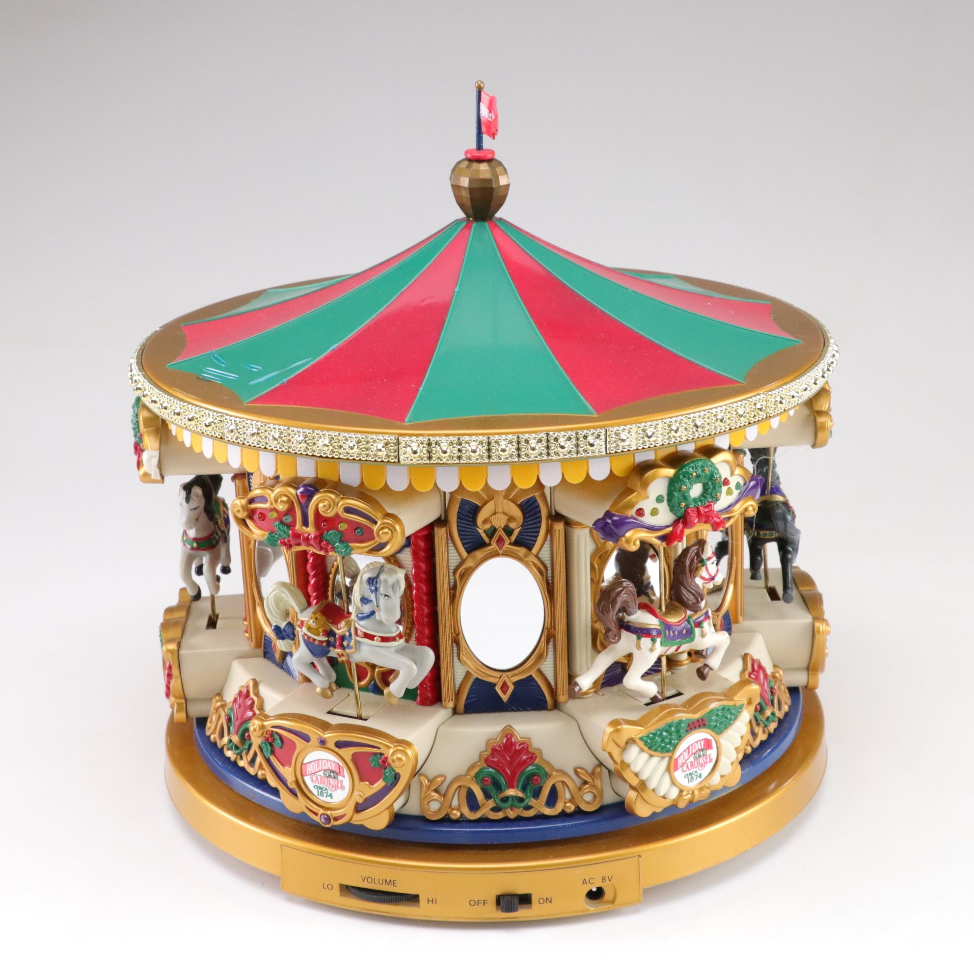 Mr. Christmas Holiday Merry-Go-Round Musical Carousel