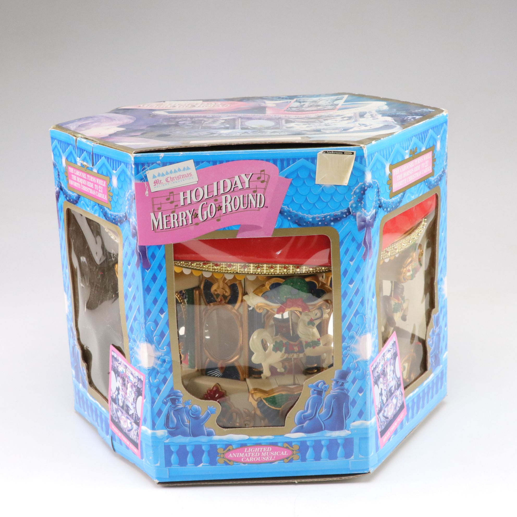 Mr. Christmas Holiday Merry-Go-Round Musical Carousel