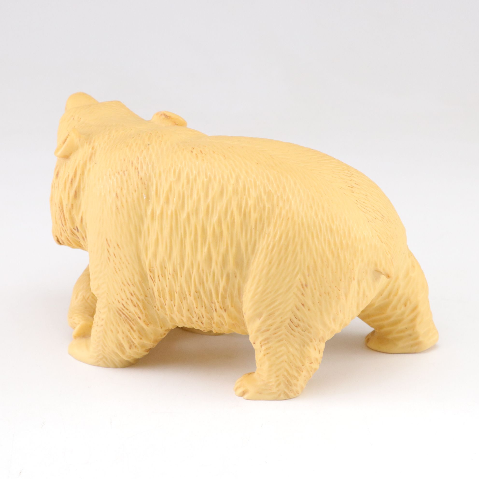 Carved Resin Mama Bear & Cub with Piggy Bank, Cast Iron Cat Bank & More Animals