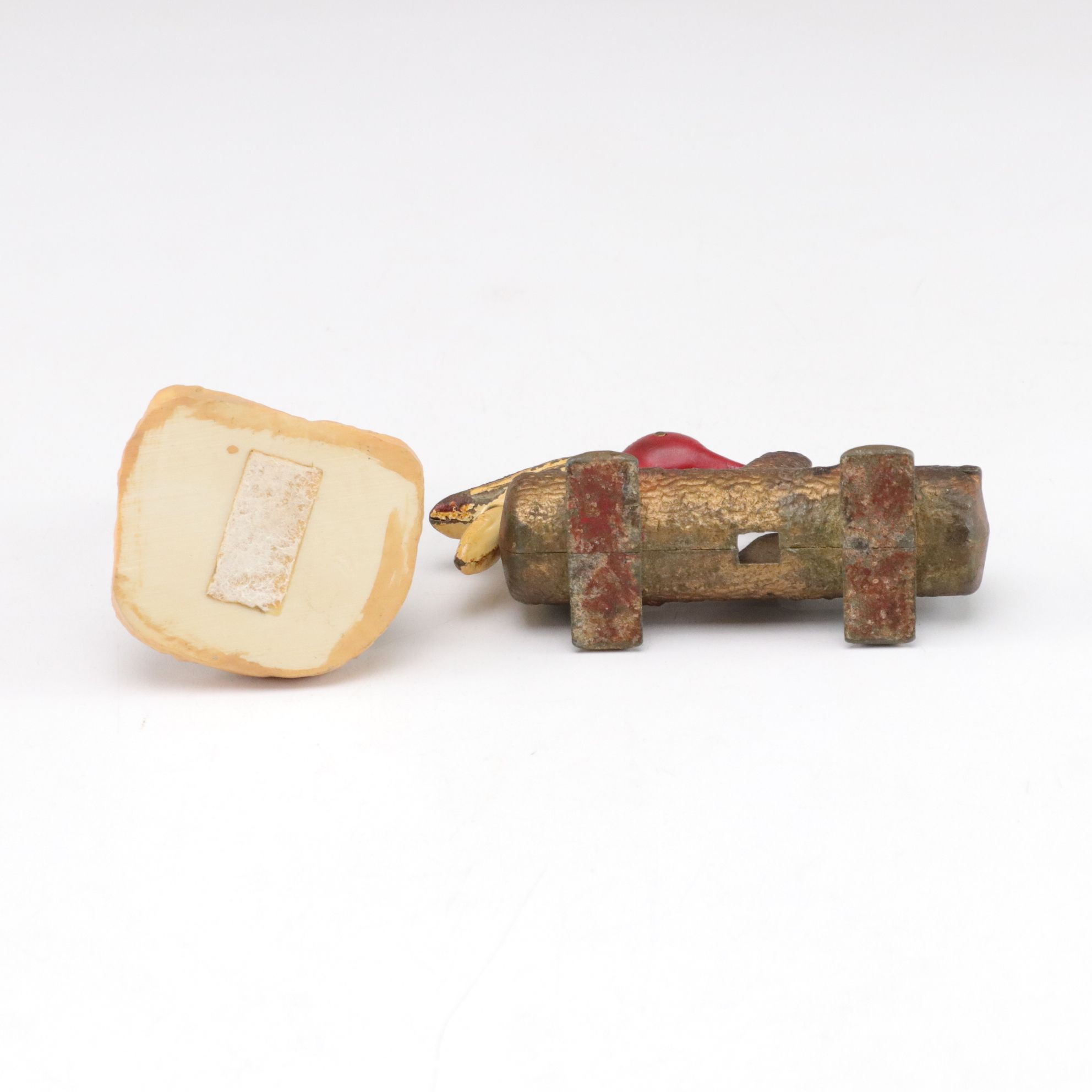 Carved Resin Mama Bear & Cub with Piggy Bank, Cast Iron Cat Bank & More Animals