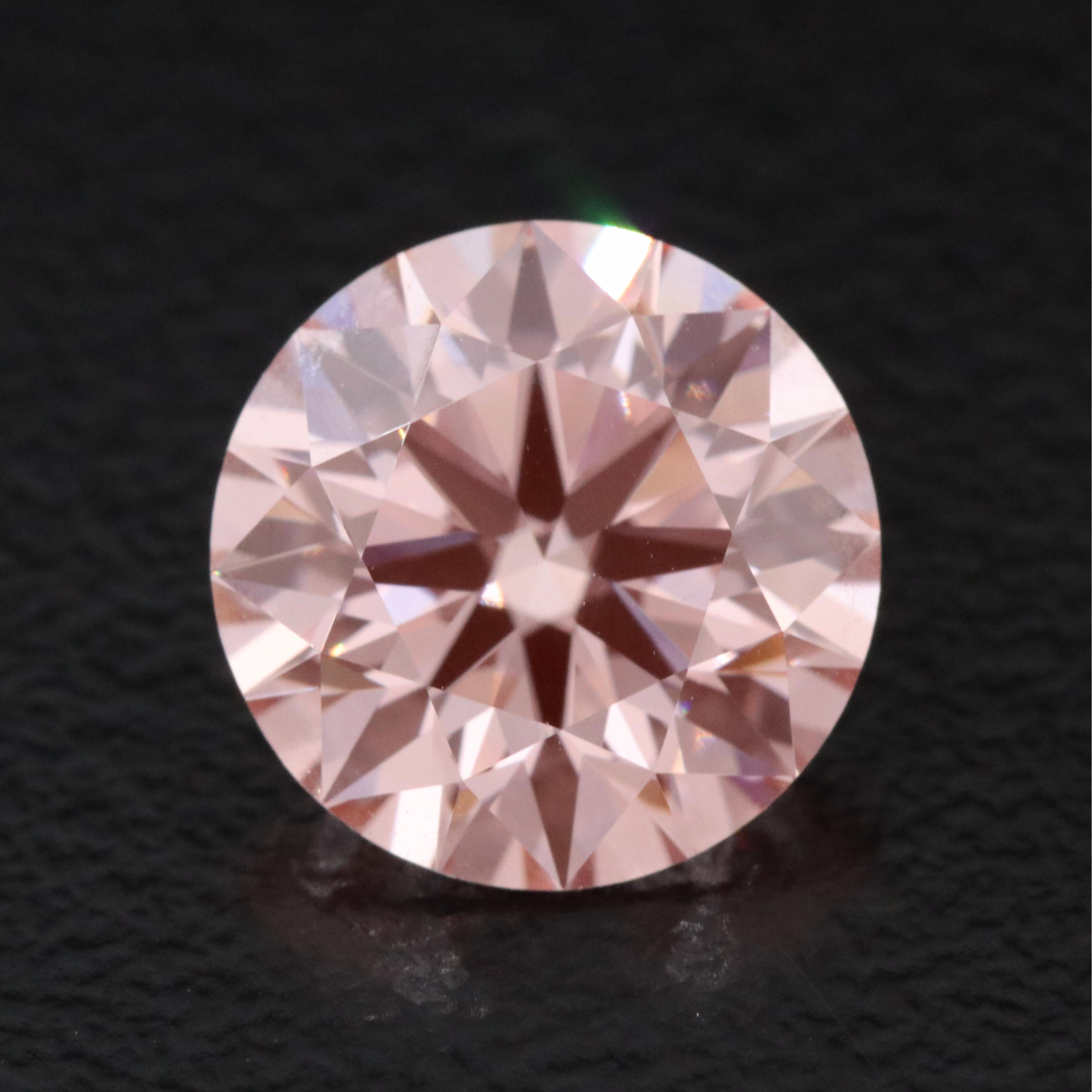 Loose 3.03 CT Lab Grown Fancy Pink Diamond with IGI Report