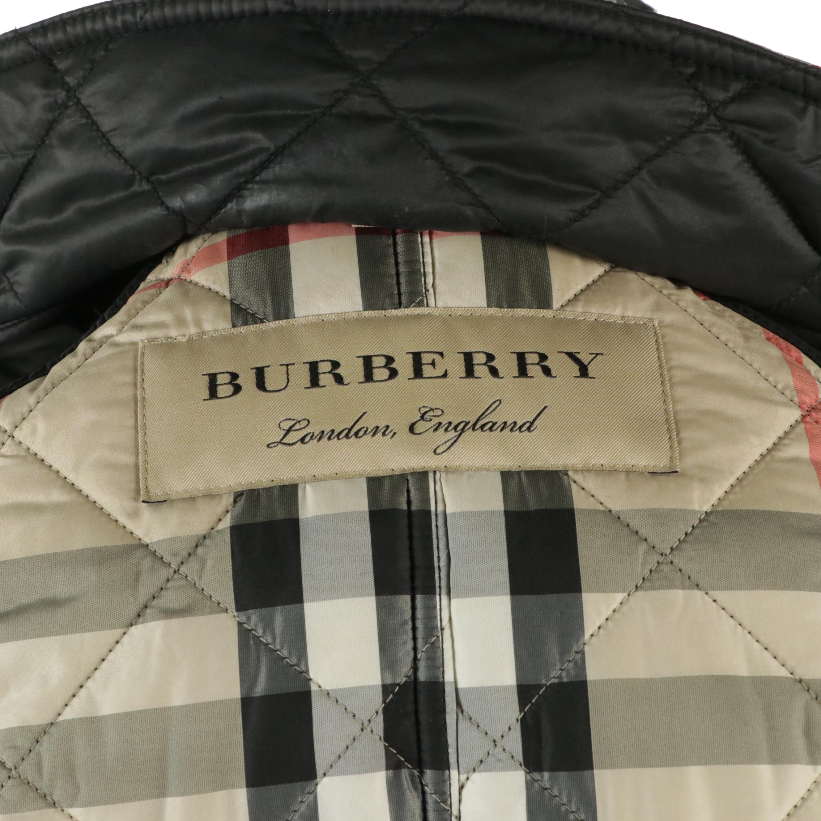 Burberry Lightweight Puffer Belted Jacket Coat with Detachable Hood