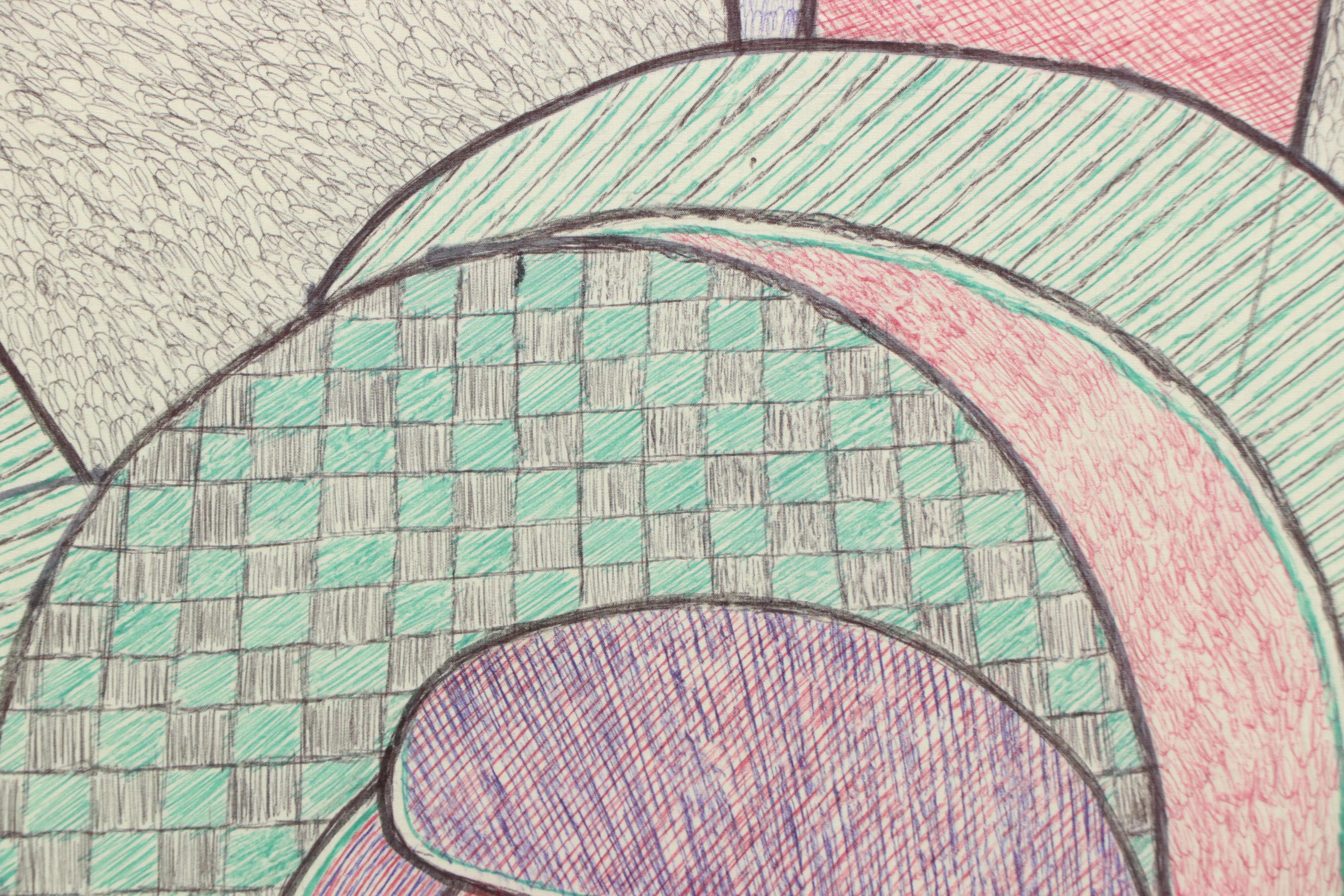 Kayode Buraimoh Mixed Media Painting "Musician," 2025