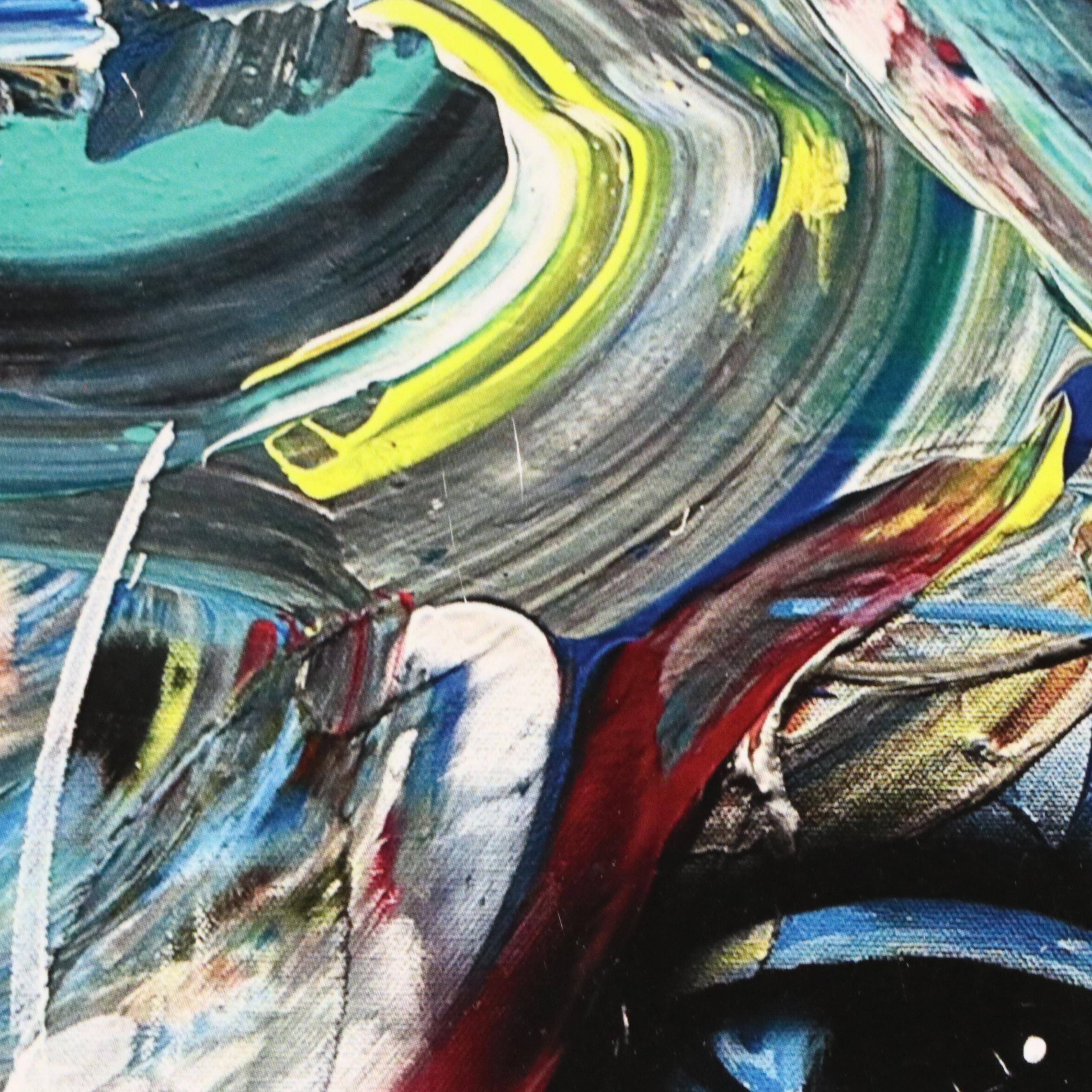 Abiola Idowu Digital Print of Stylized Portrait, 2025