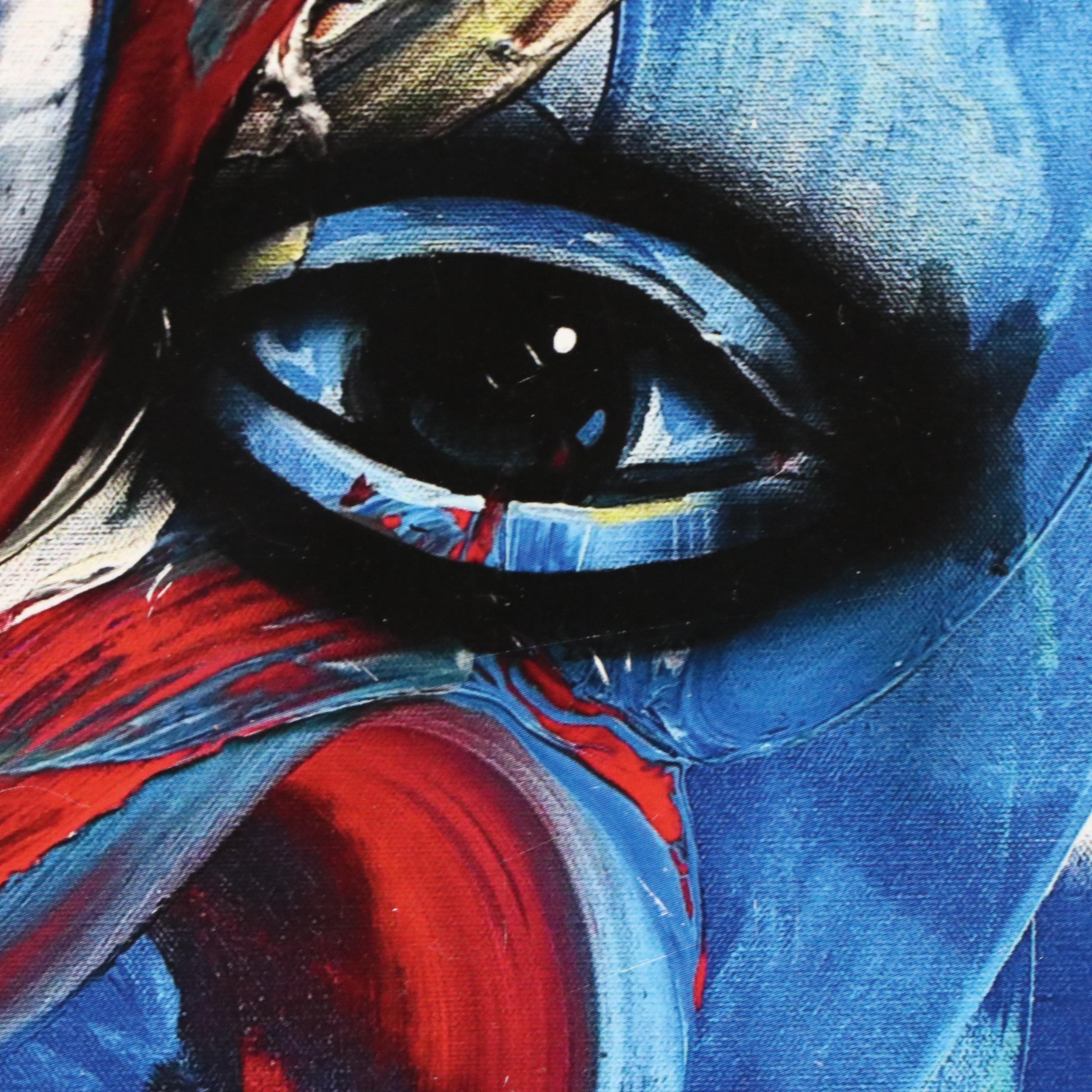 Abiola Idowu Digital Print of Stylized Portrait, 2025