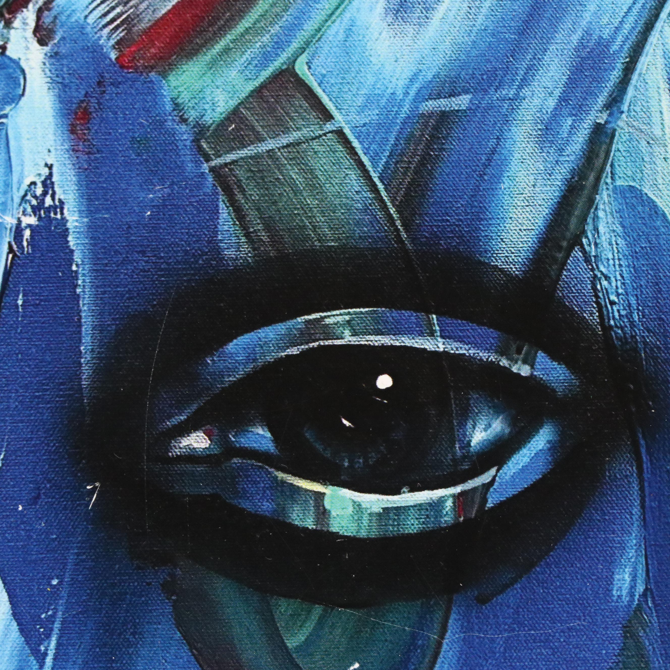 Abiola Idowu Digital Print of Stylized Portrait, 2025