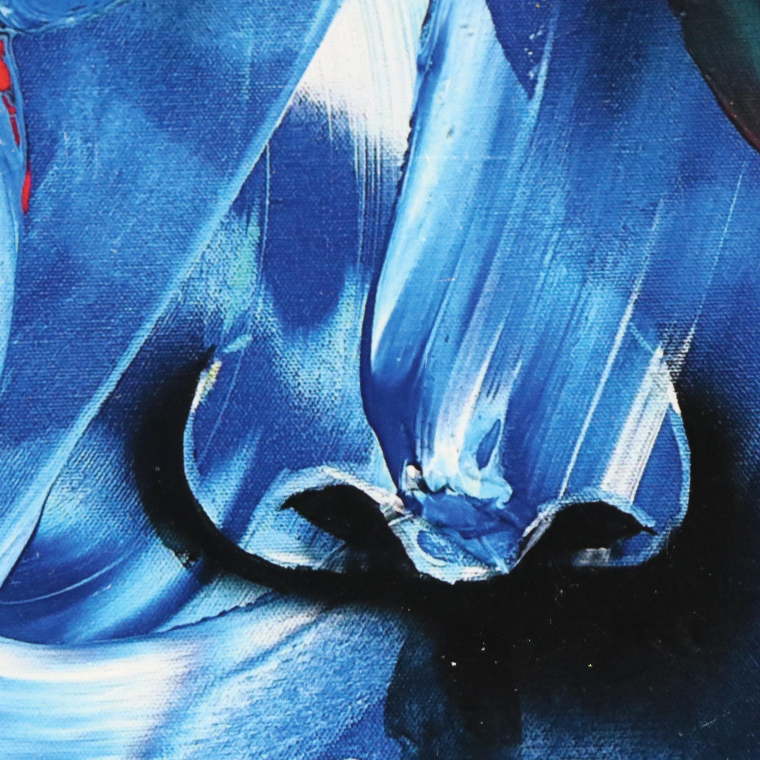 Abiola Idowu Digital Print of Stylized Portrait, 2025