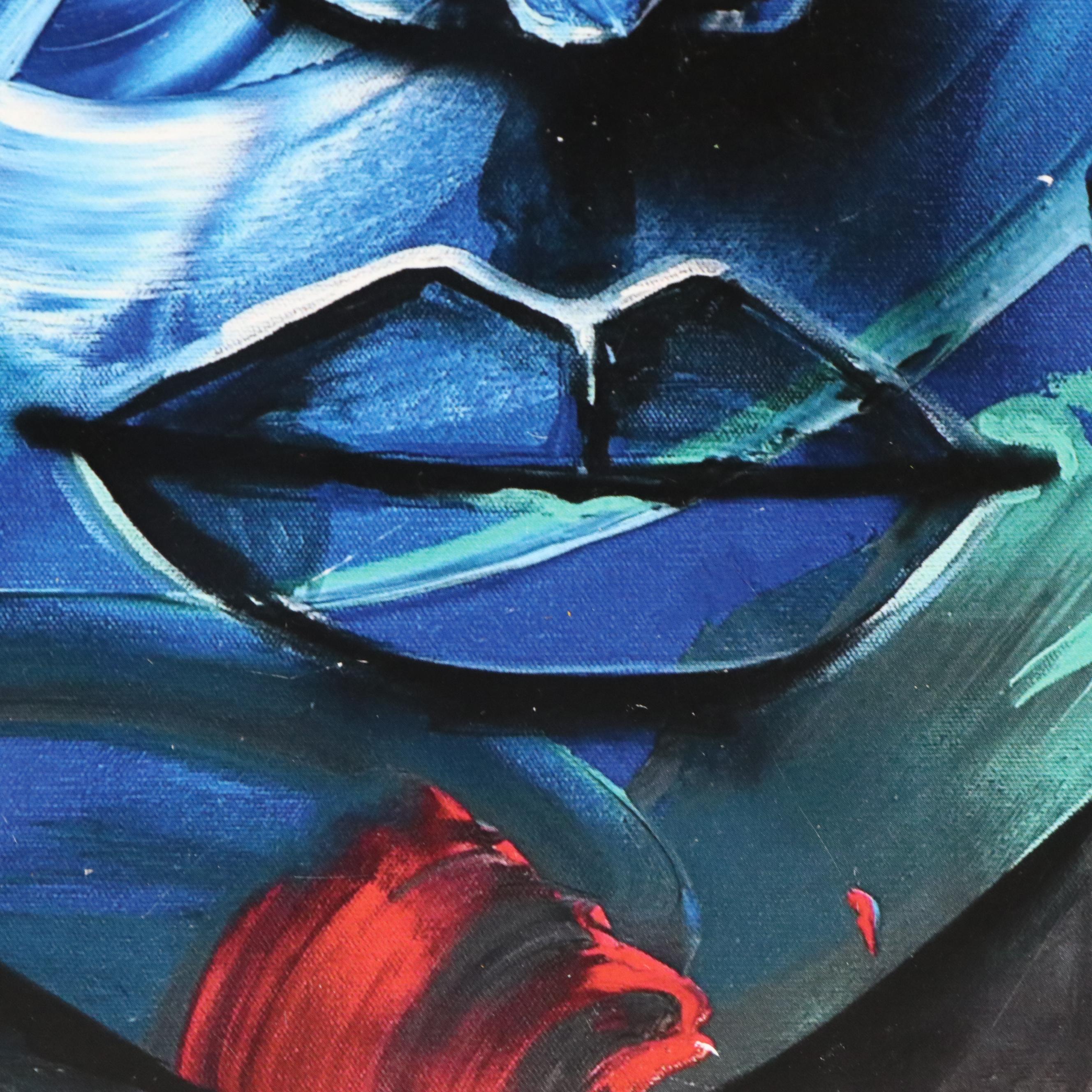 Abiola Idowu Digital Print of Stylized Portrait, 2025