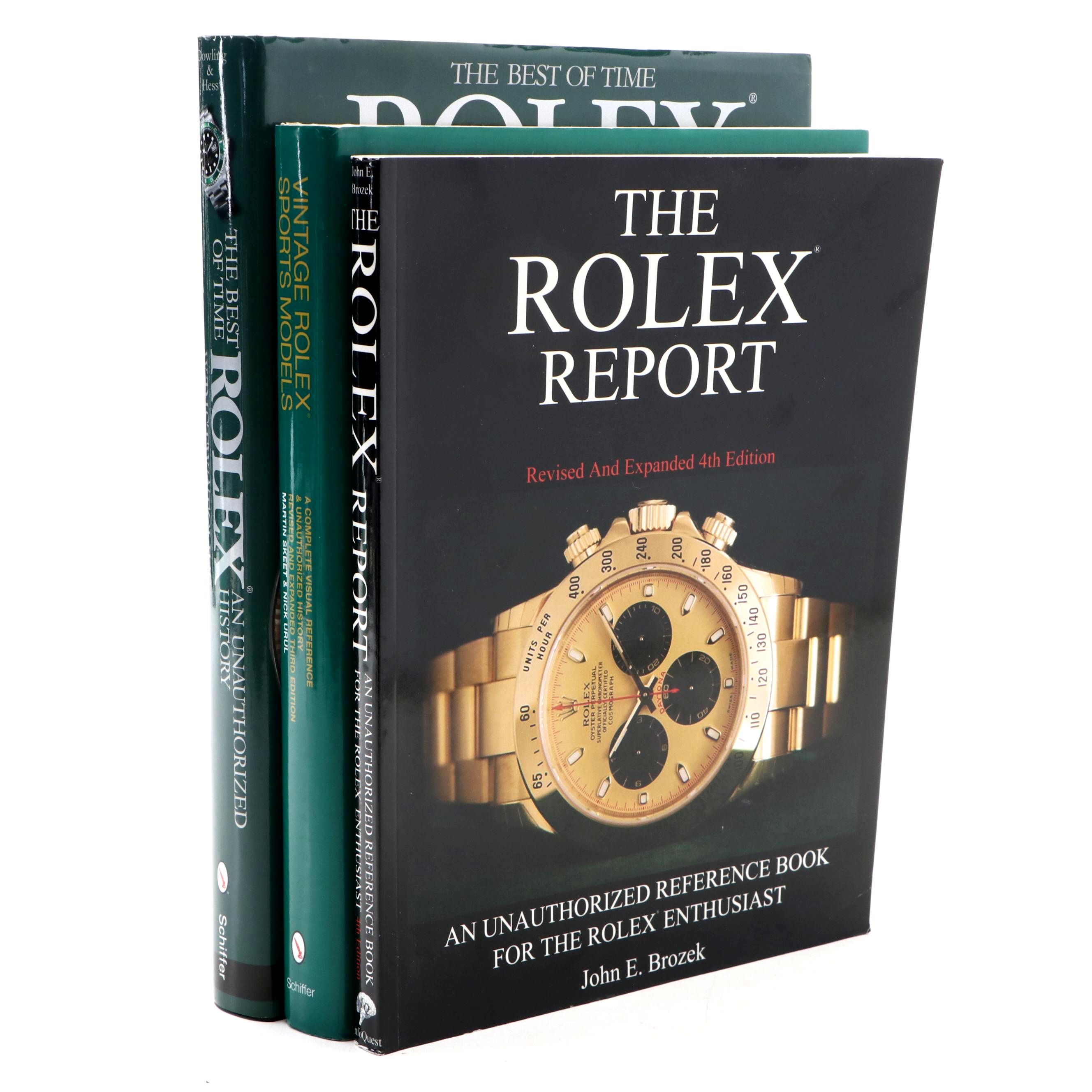 Illustrated "Vintage Rolex Sports Models" and More Rolex Watch Books