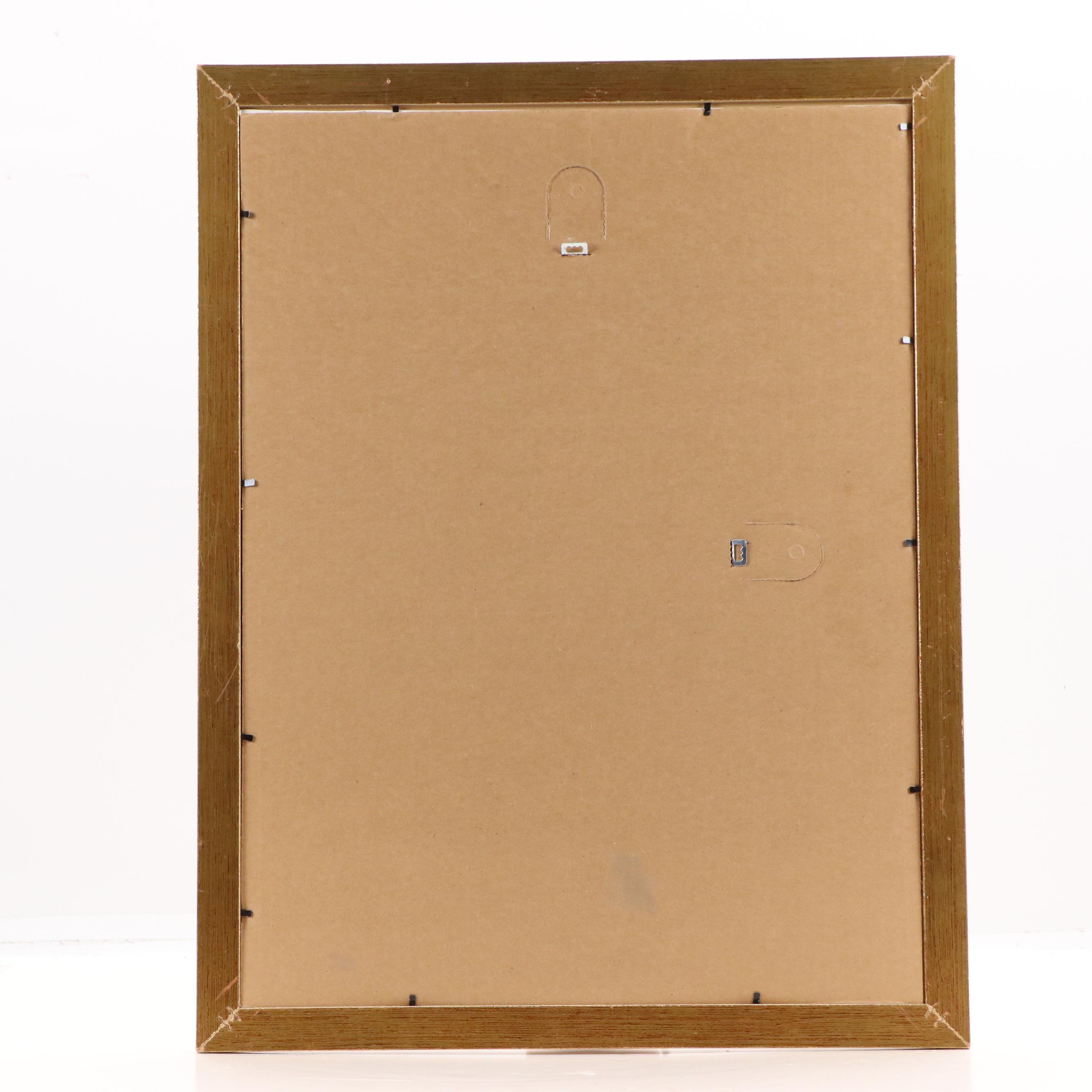 After Pierre-Auguste Renoir Offset Lithograph "Flowers in a Vase," Late 20th C.