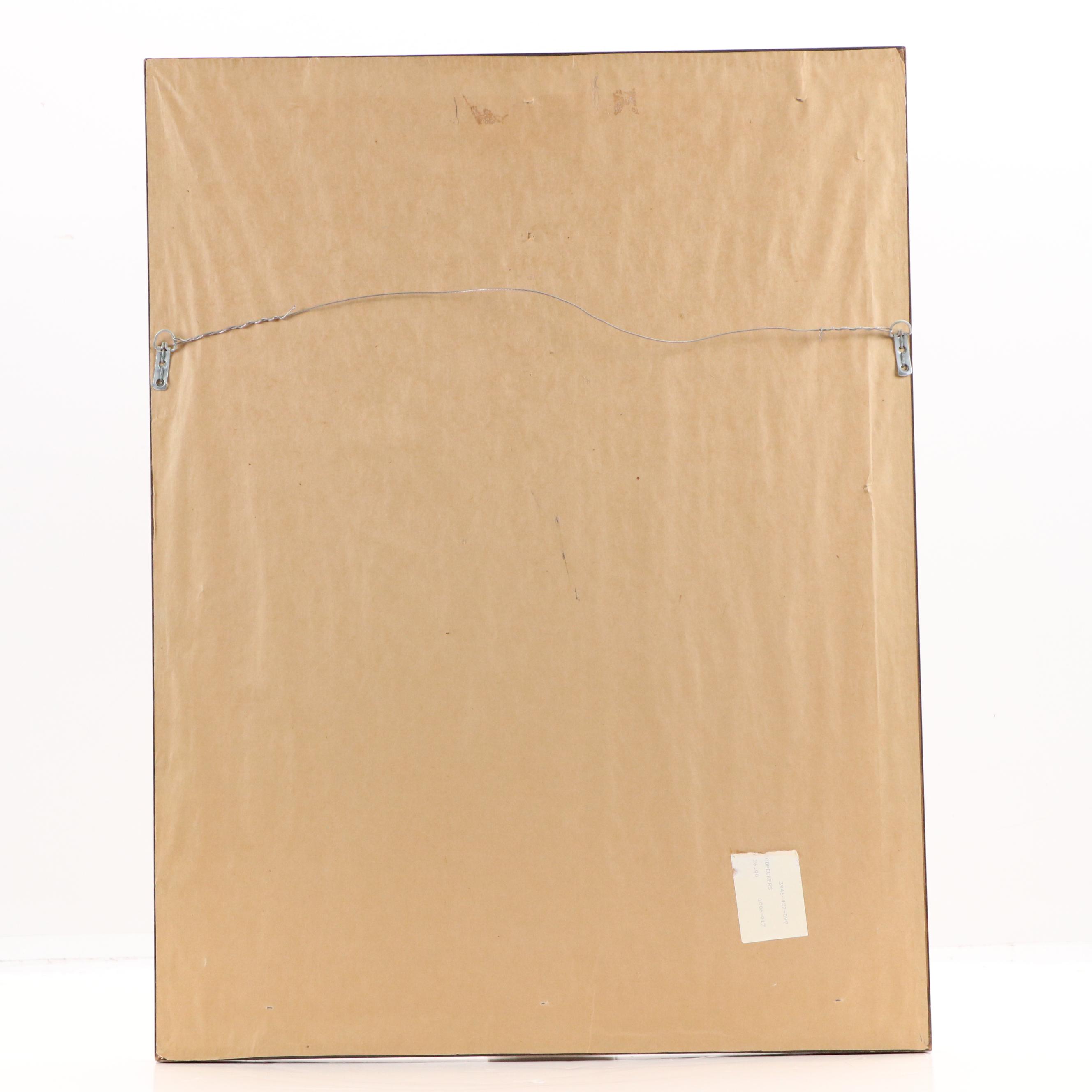 After Basil Ede Offset Lithograph "Great Spotted Woodpeckers," Circa 1969