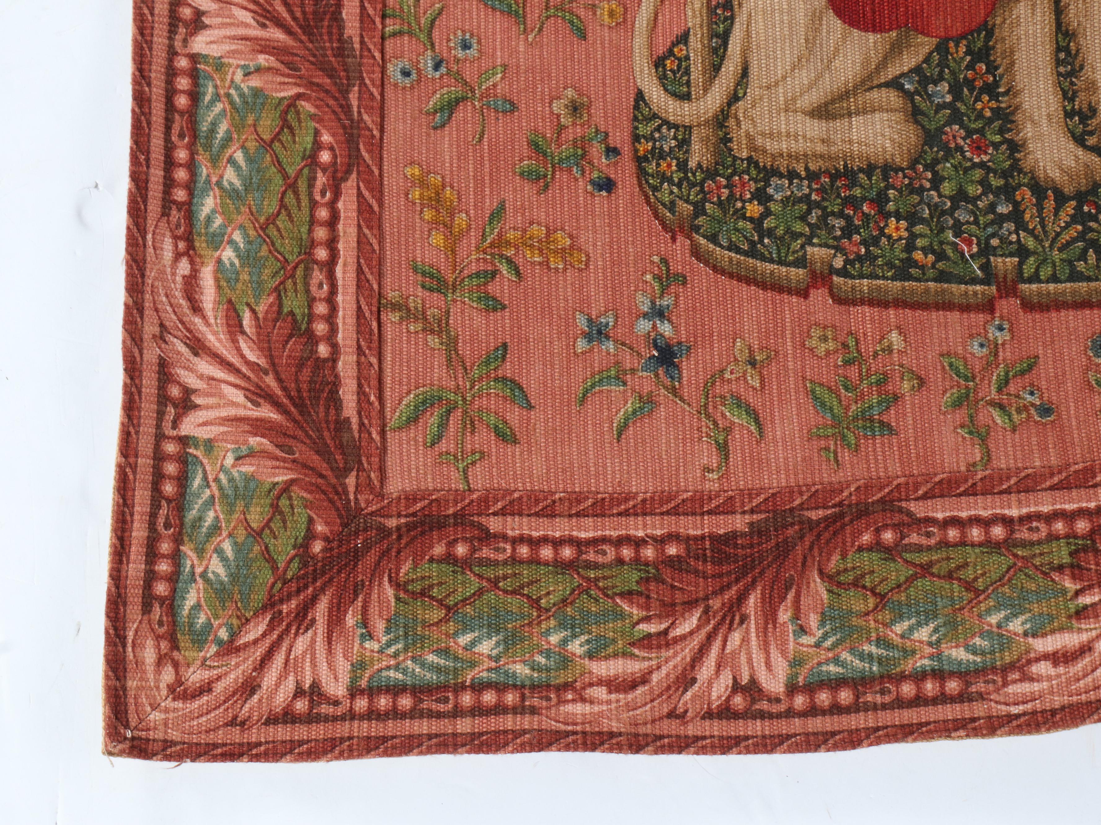 After The Lady and the Unicorn Machine Printed Wall Panel