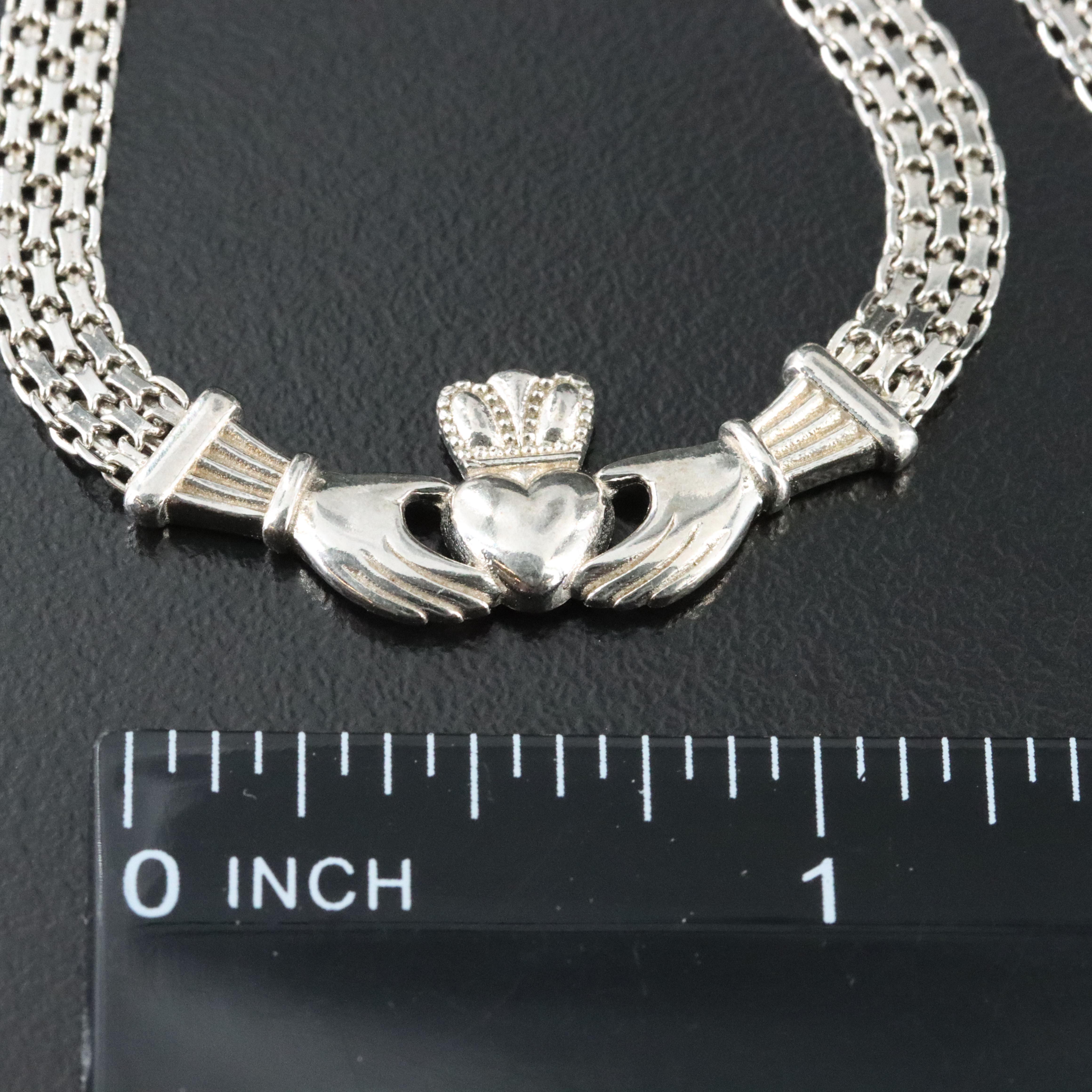 Sterling Claddagh Necklace