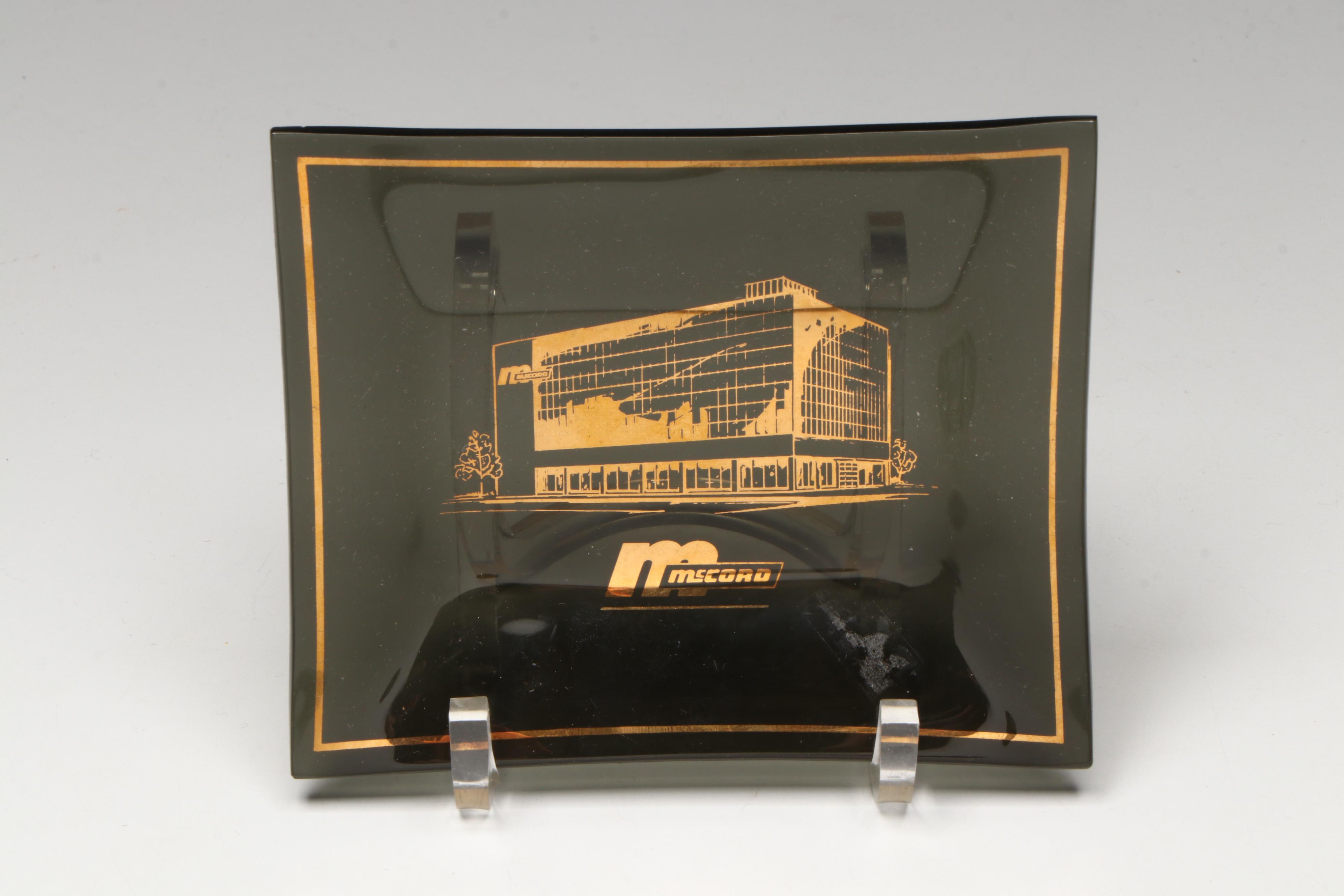 Dave and Buster's, Hilton, and More Branded and Commemorative Glass Ashtrays