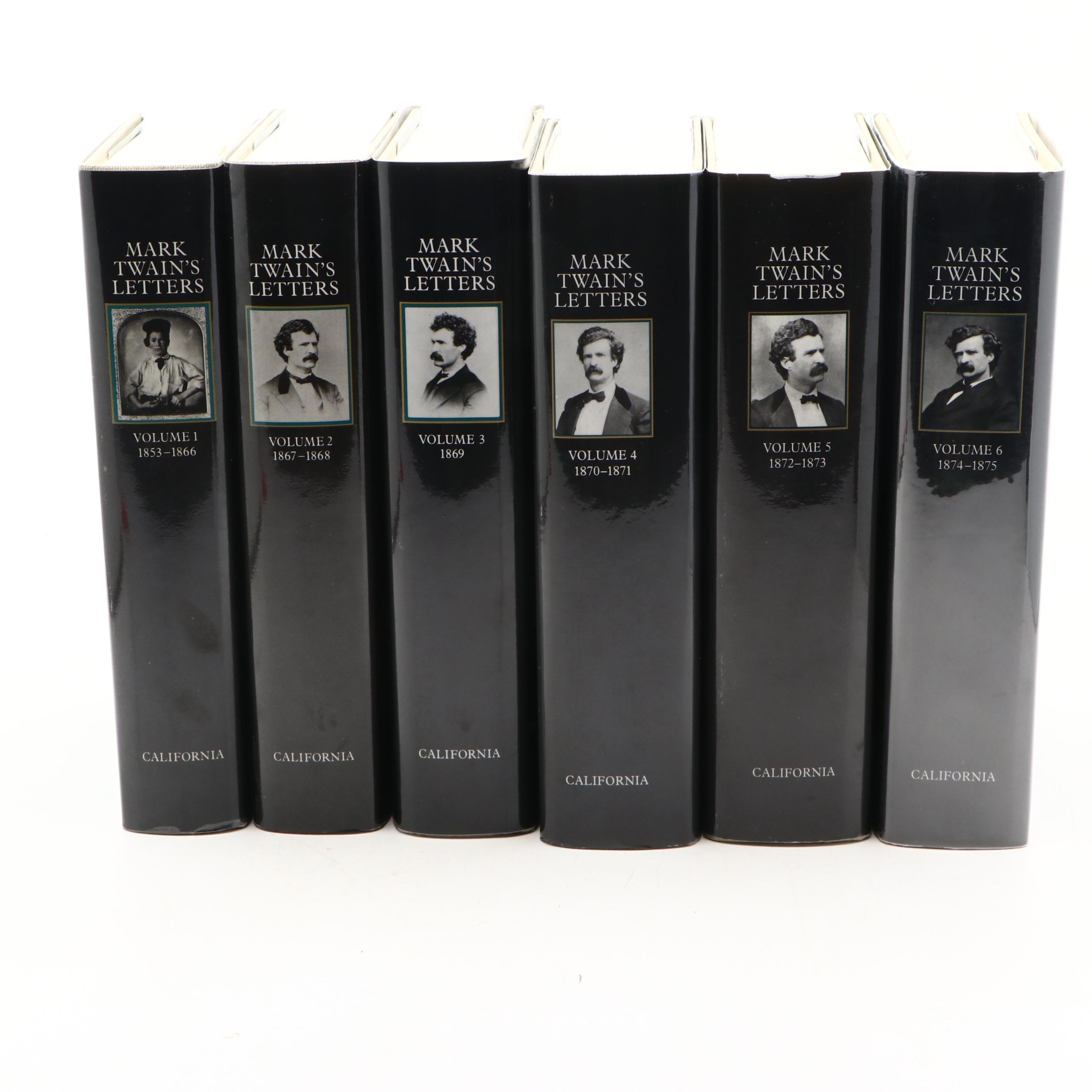 "Mark Twain's Letters" Six-Volume Set by Michael B. Frank
