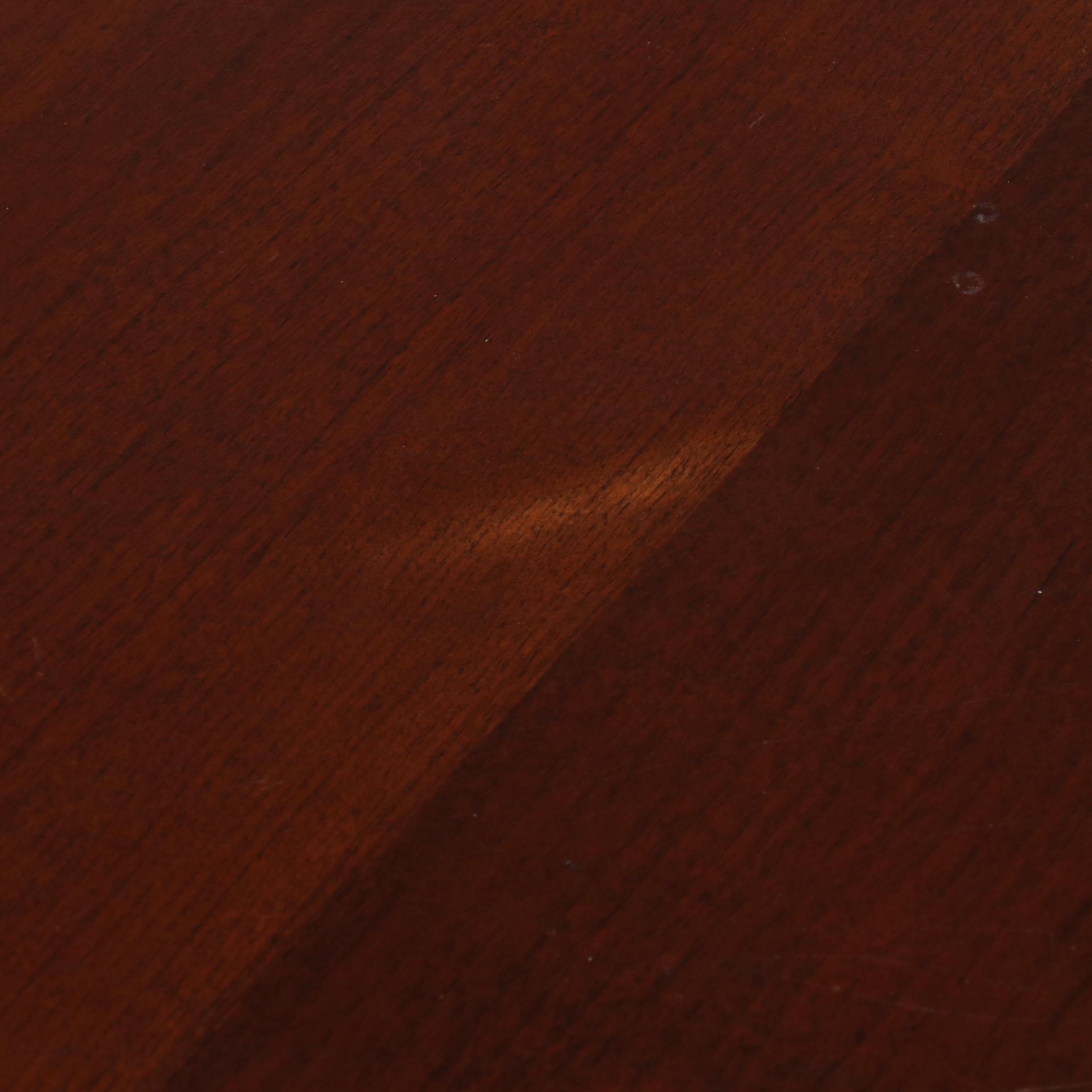 Contemporary Mission Style Cherry Finish Coffee Table with Drawer