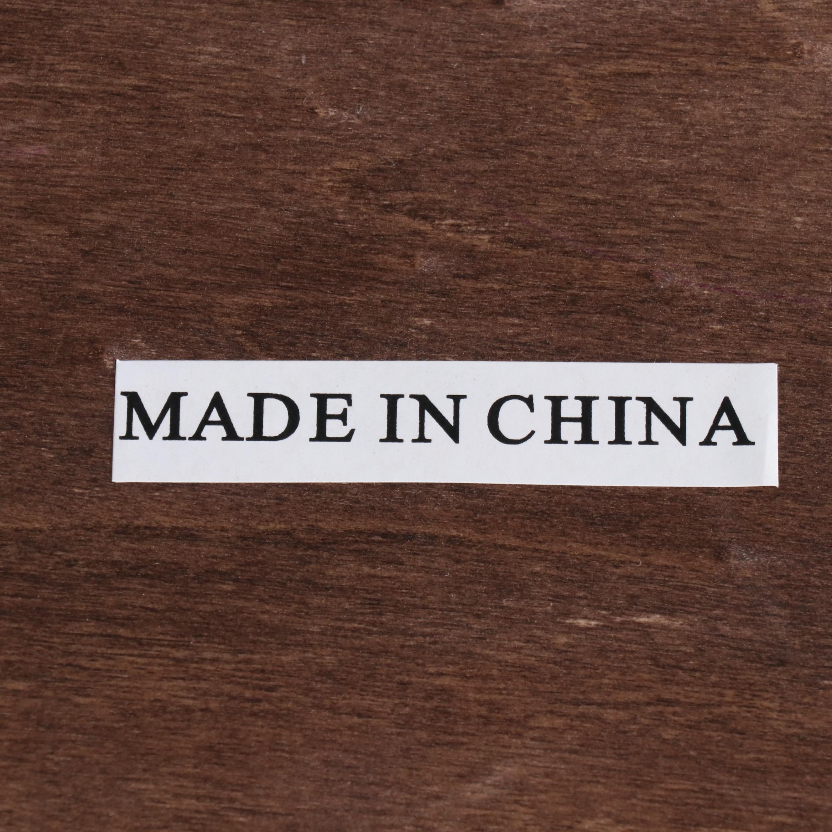 Contemporary Mission Style Cherry Finish Coffee Table with Drawer