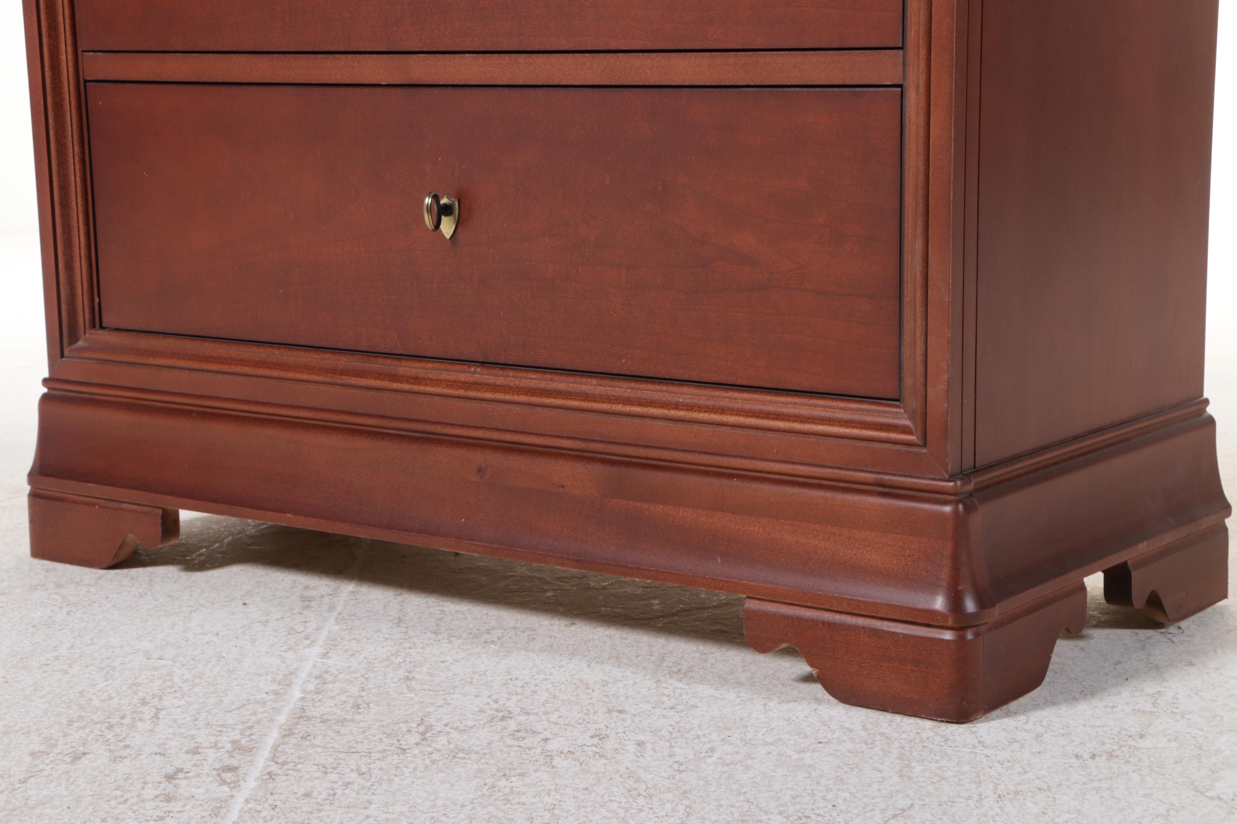 Impressions by Thomasville Louis Philippe Style Cherry Chest of Drawers