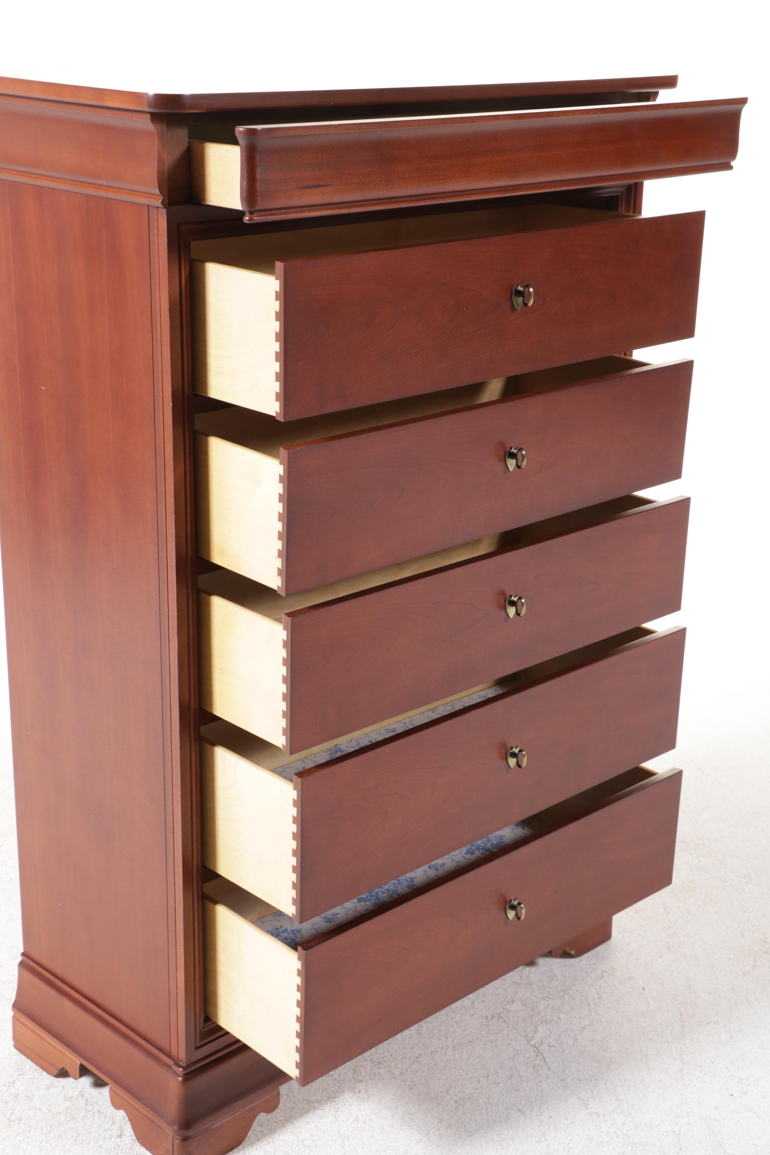 Impressions by Thomasville Louis Philippe Style Cherry Chest of Drawers