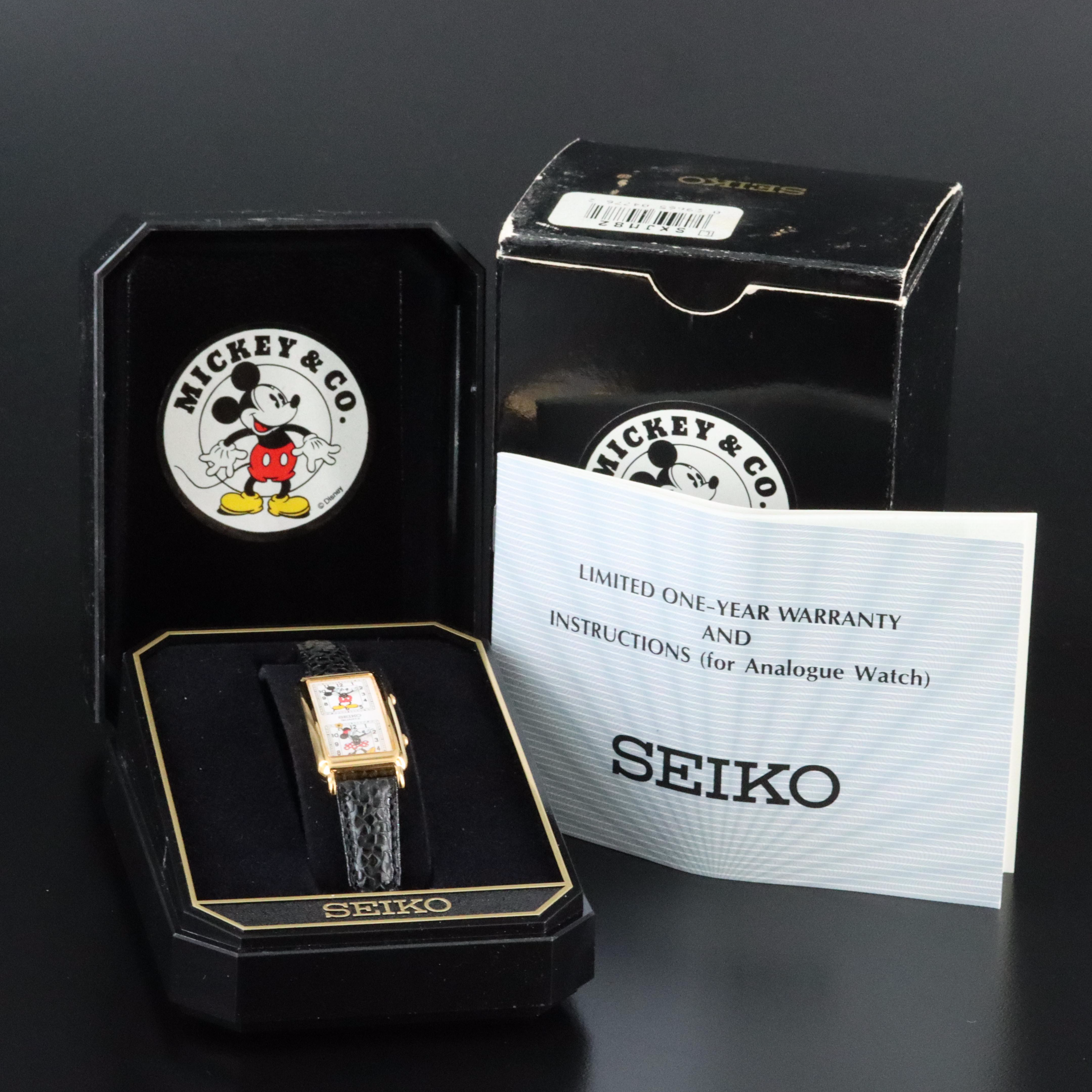 Seiko Mickey & Minnie Dual Time Seiko Quartz Watch