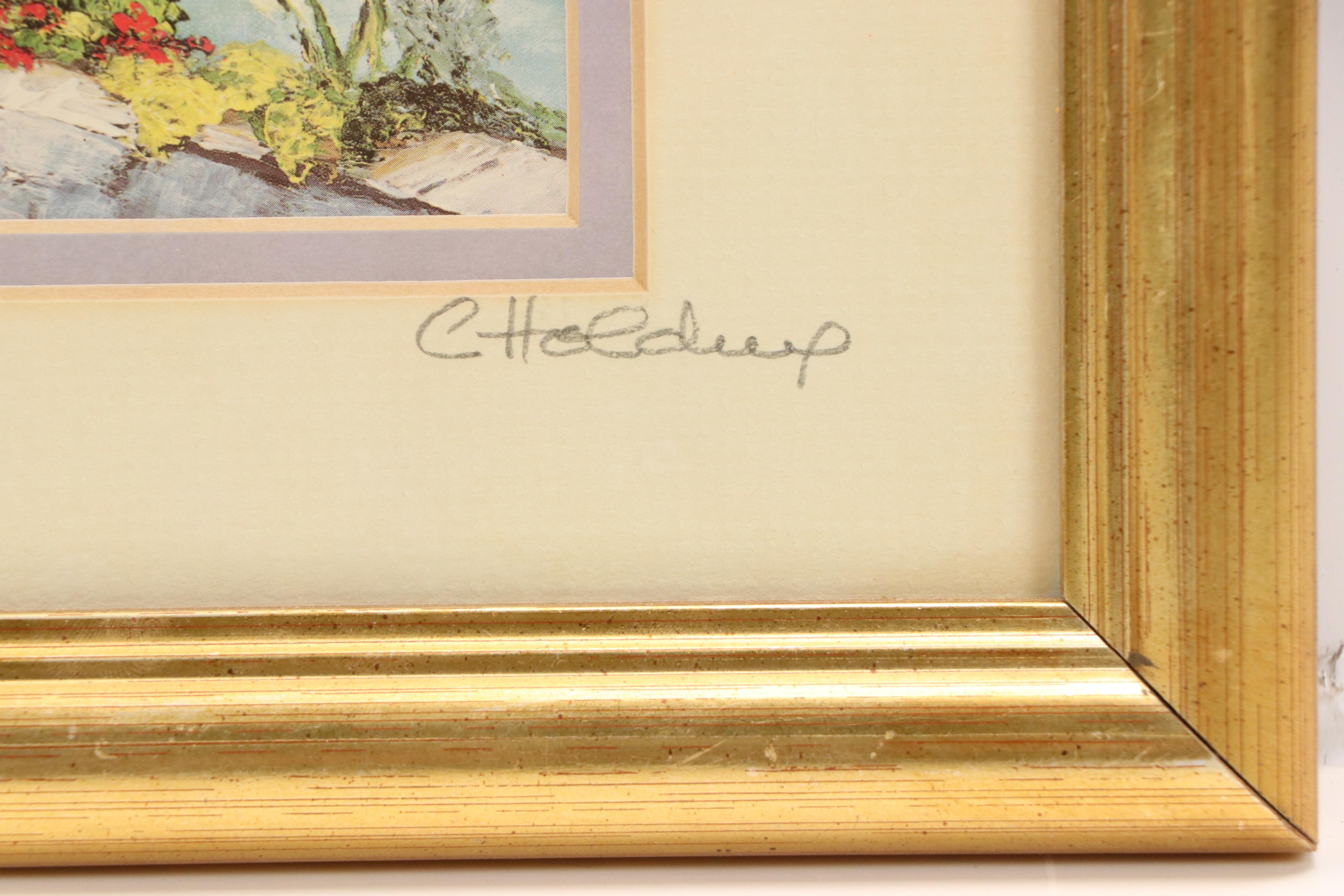 Carole Holding Offset Lithographs "Hamilton Harbor" and Other Bermudian Scene