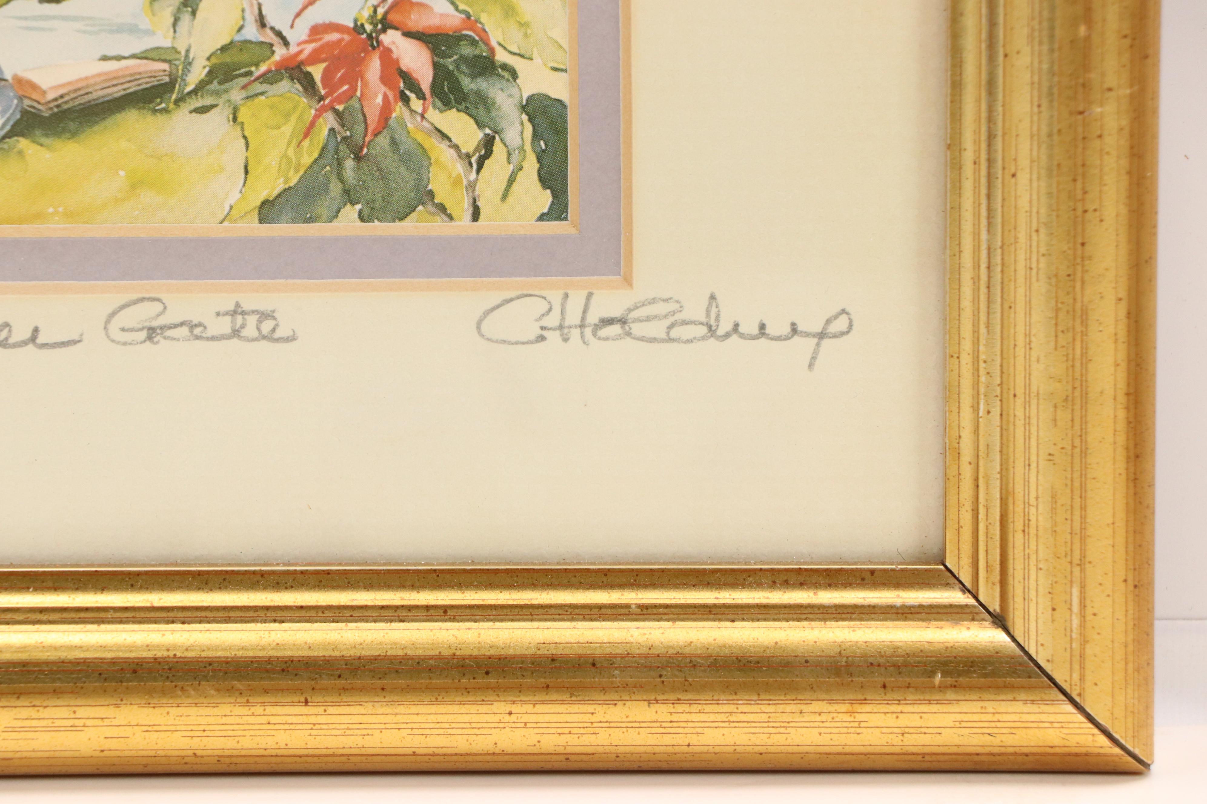 Carole Holding Offset Lithographs "Hamilton Harbor" and Other Bermudian Scene