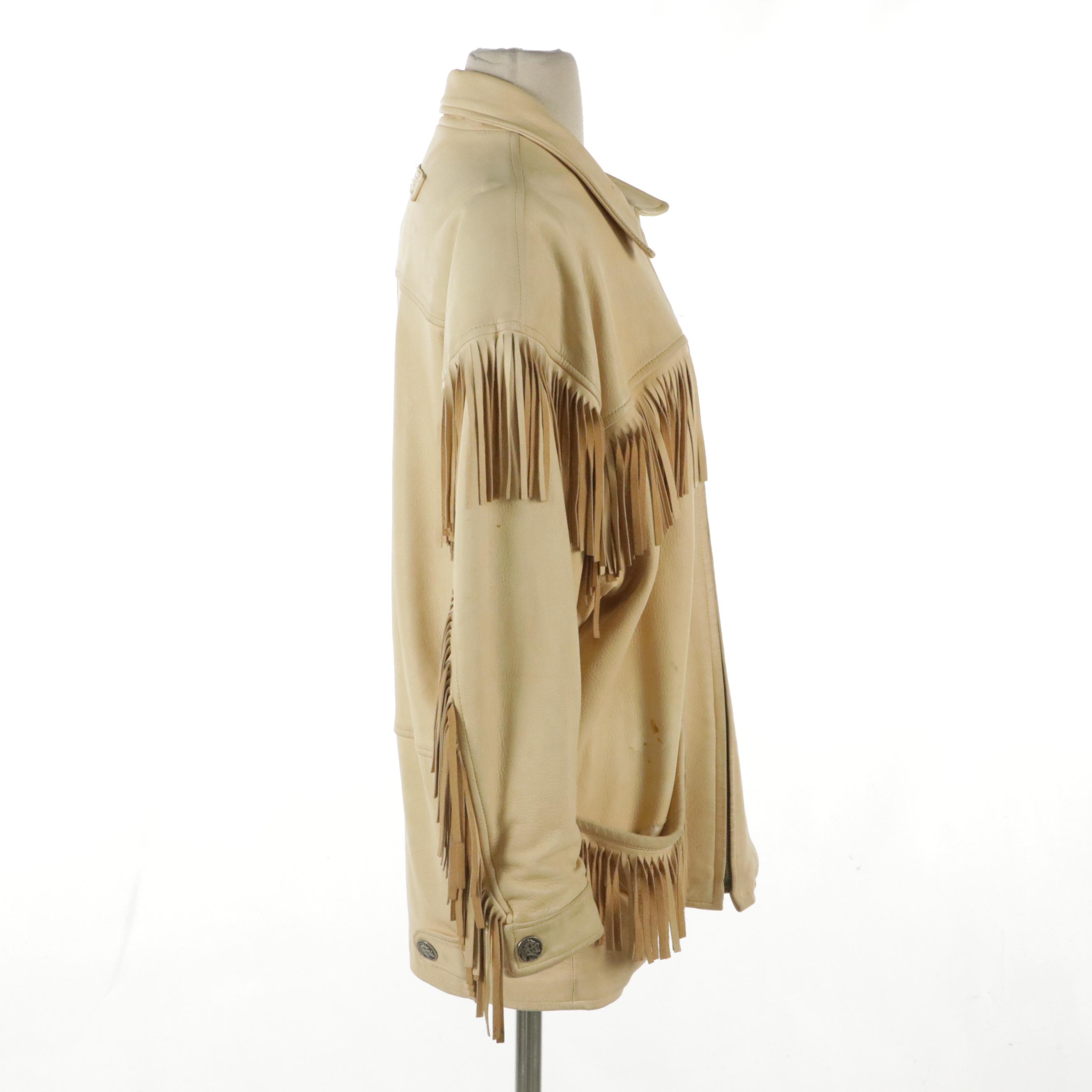 M. Julian Adventures Sante Fe Collection Fringed Leather Jacket, 1980s
