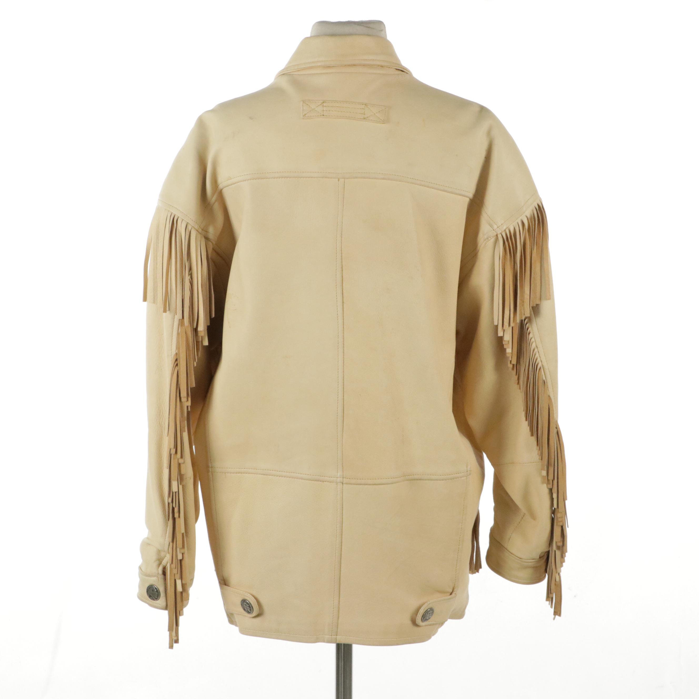 M. Julian Adventures Sante Fe Collection Fringed Leather Jacket, 1980s