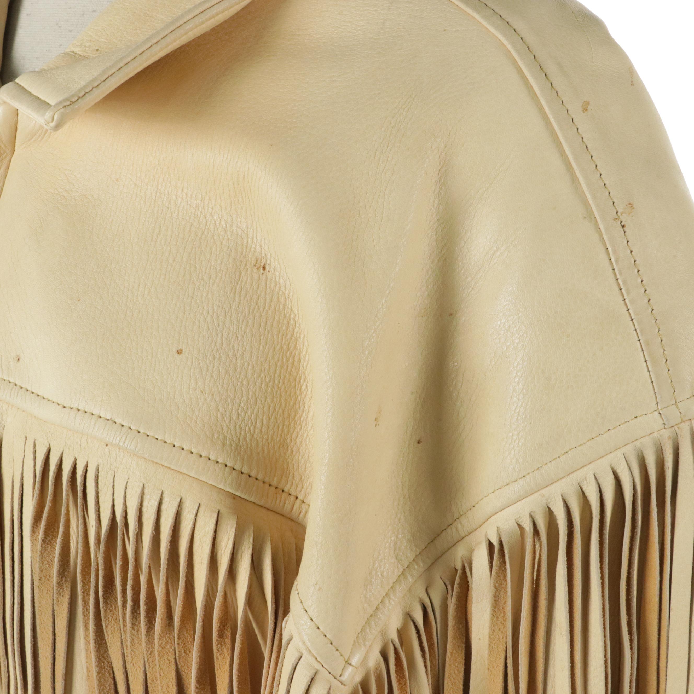 M. Julian Adventures Sante Fe Collection Fringed Leather Jacket, 1980s