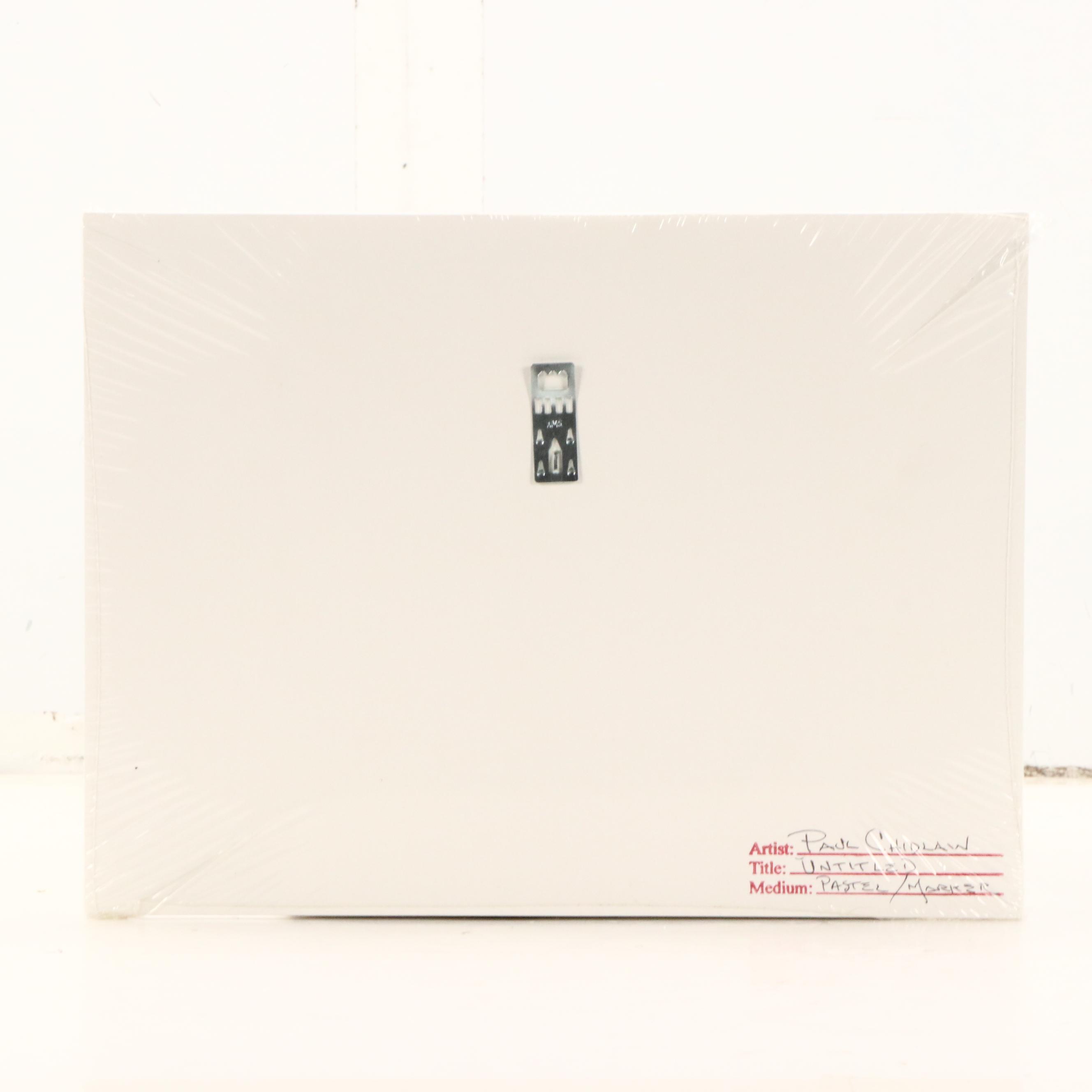 Paul Chidlaw Modern Landscape Drawing, Mid-Late 20th Century