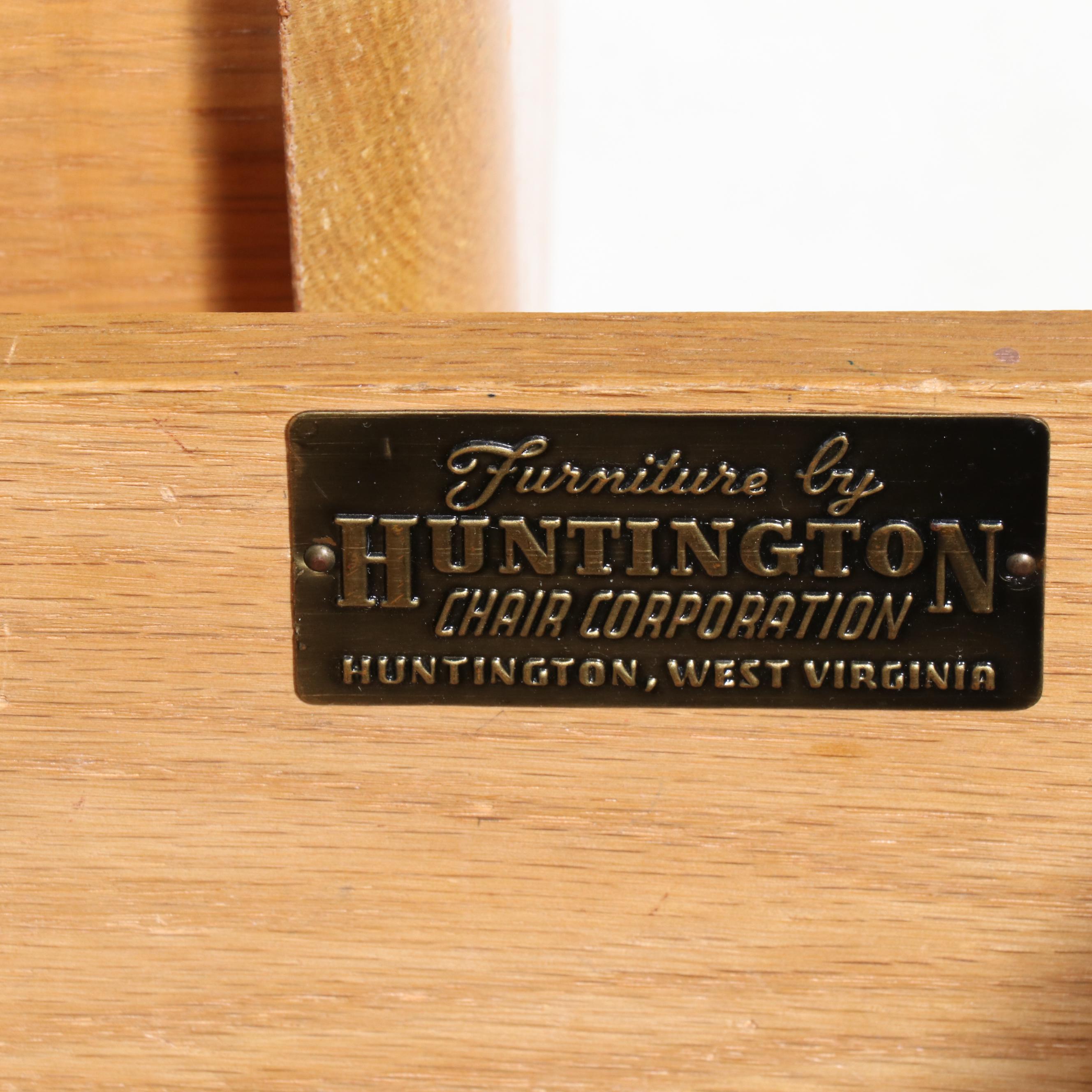 Huntington Chair Corporation Mid Century Modern Style Maple Desk and Chair